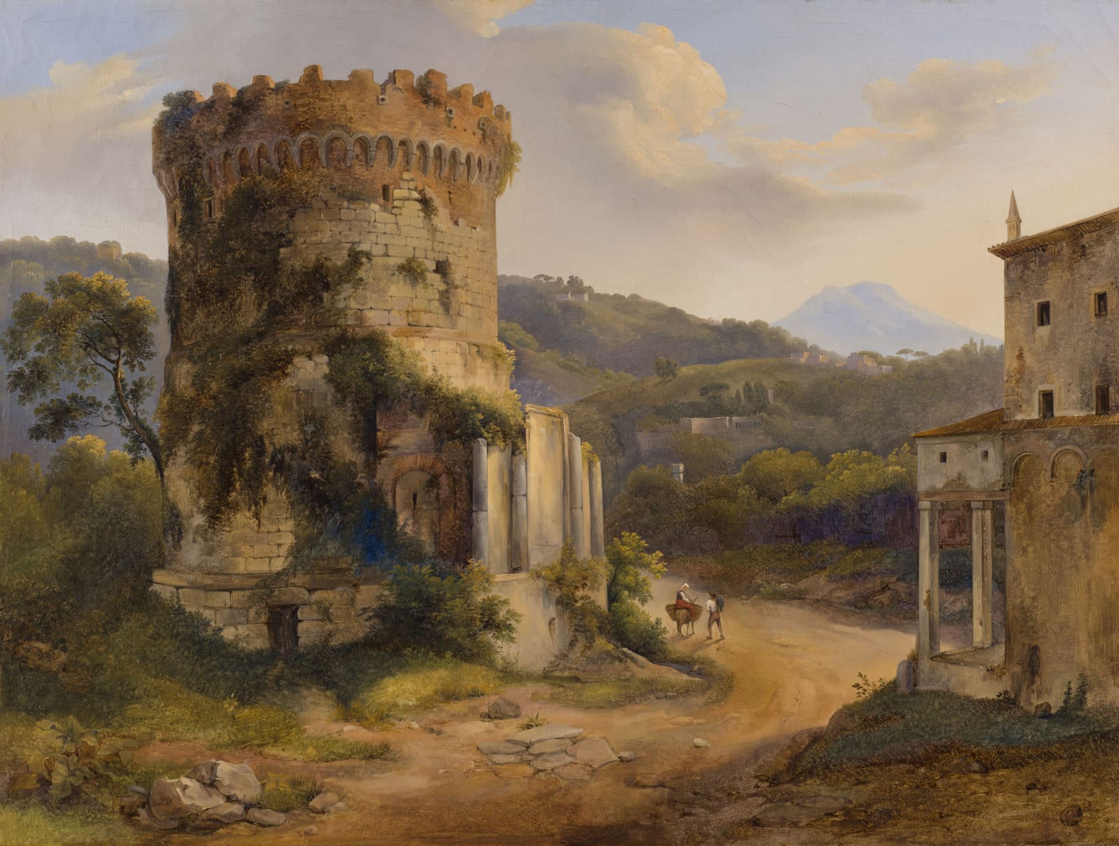 GIOVANNI BATTISTA CAMUCCINI, Il Sepolcro dei Plauzi sulla via di Tivoli, c. 1840
