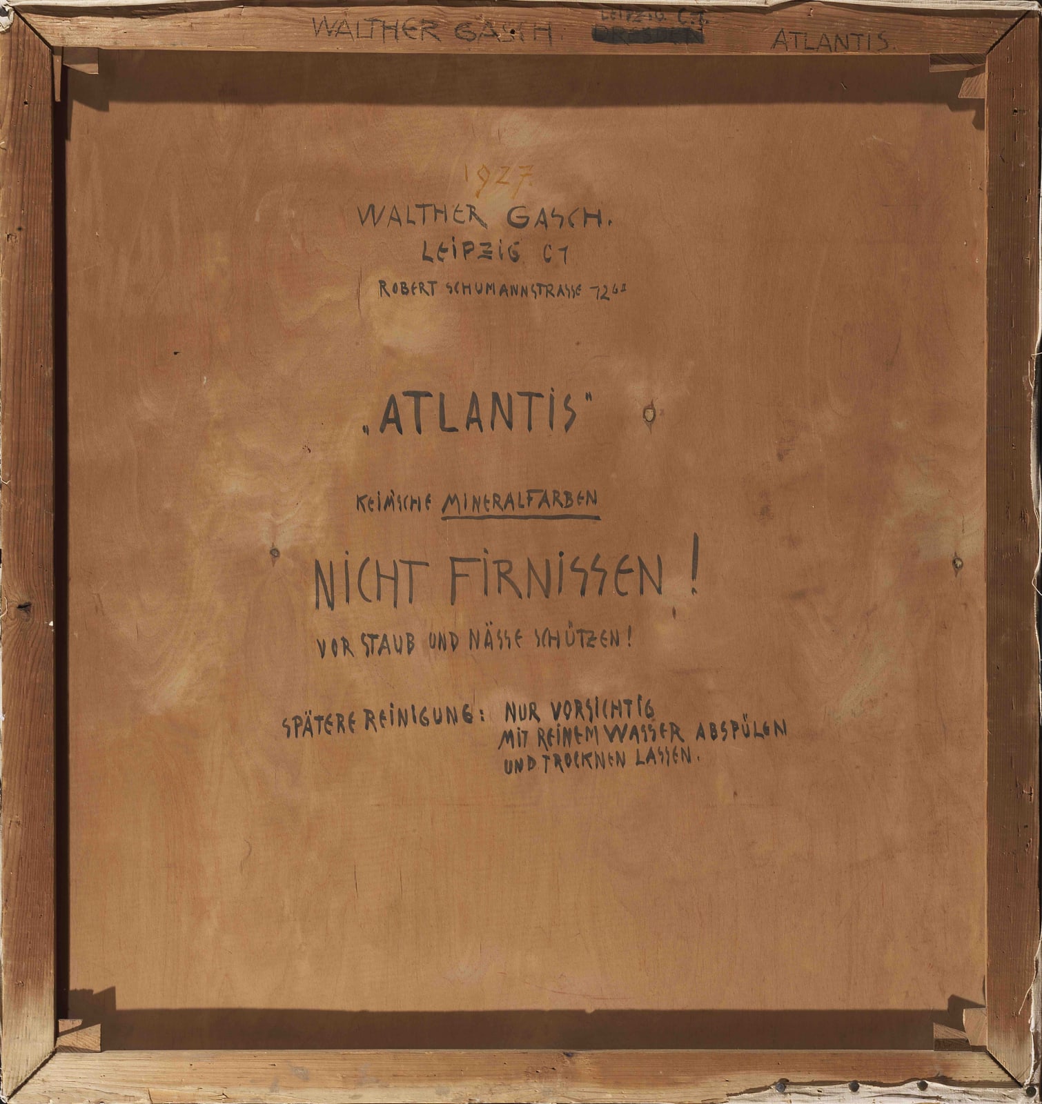 Walther Gasch, Atlantis, 1927