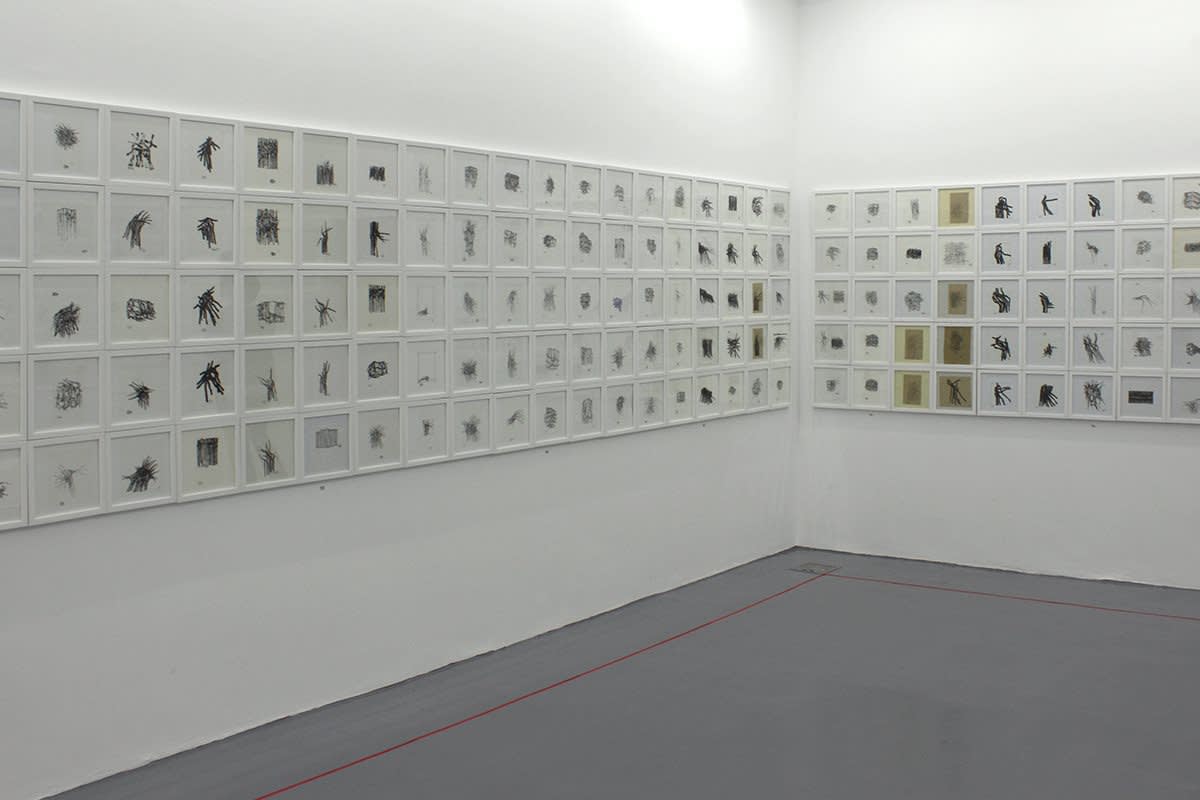 Seven decades of painting, 2015 Installation view