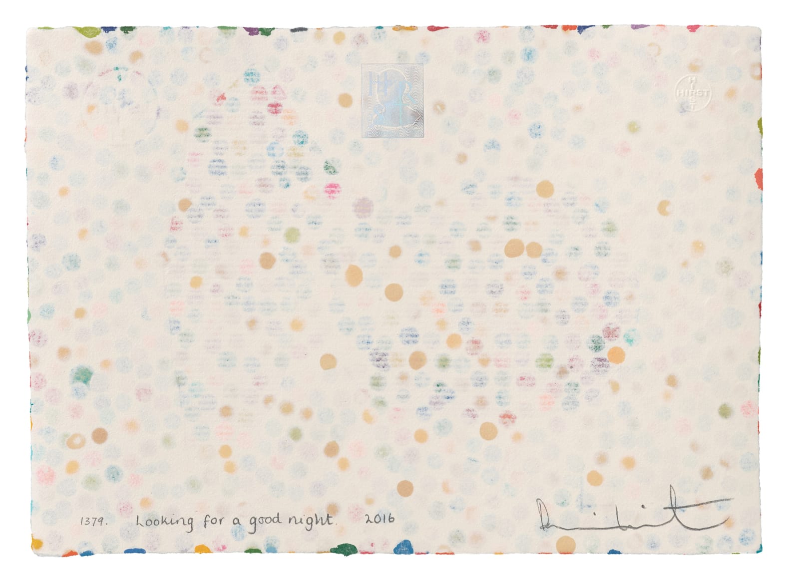 Damien Hirst, 1379. Looking for a good night