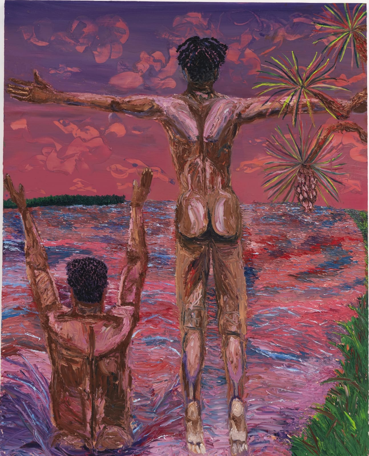 Jarrett Key, Crossing the Bank (Going In, Going Up), 2022