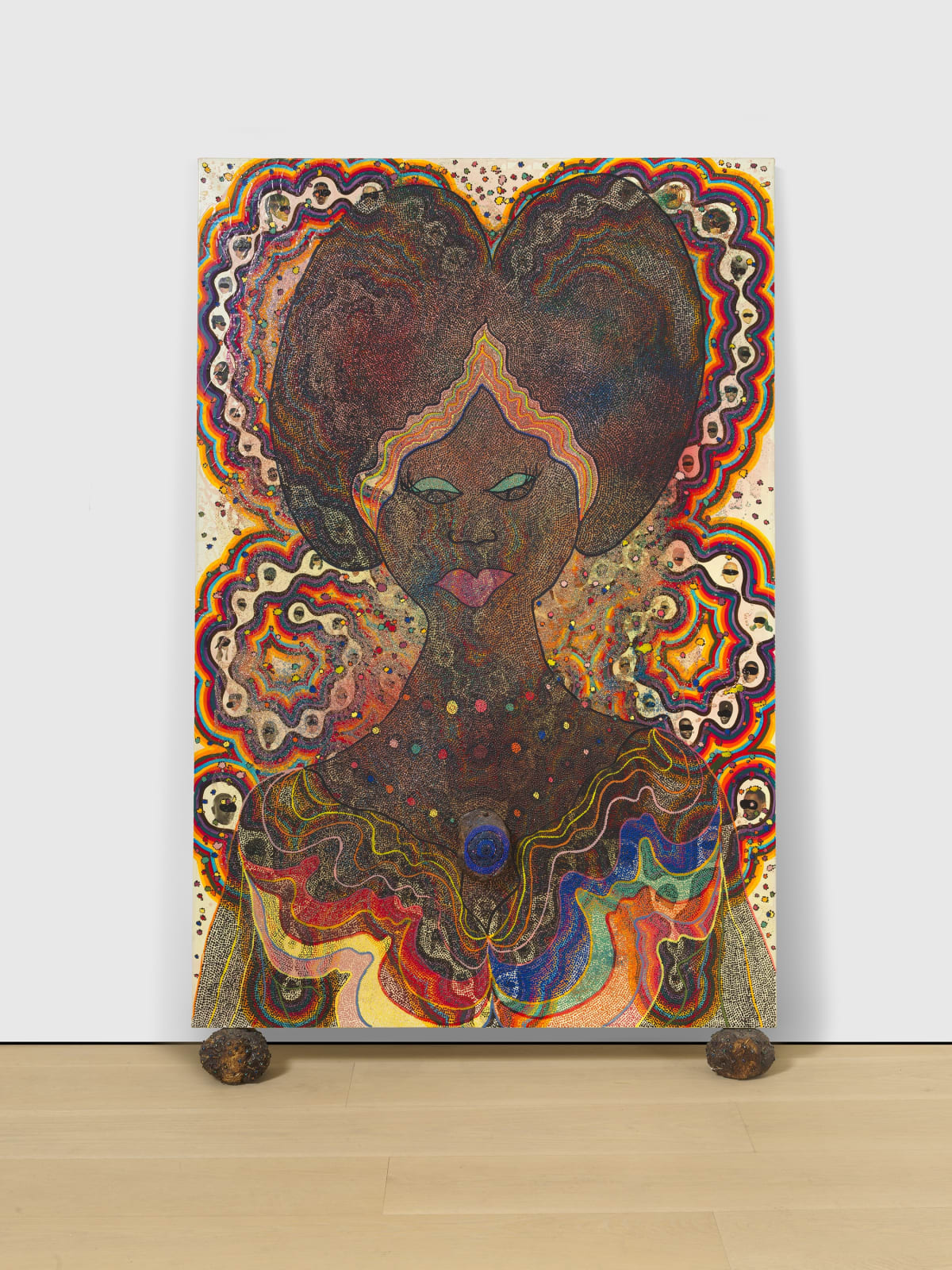 Chris Ofili, Blind Eyes Shining Black, 1999