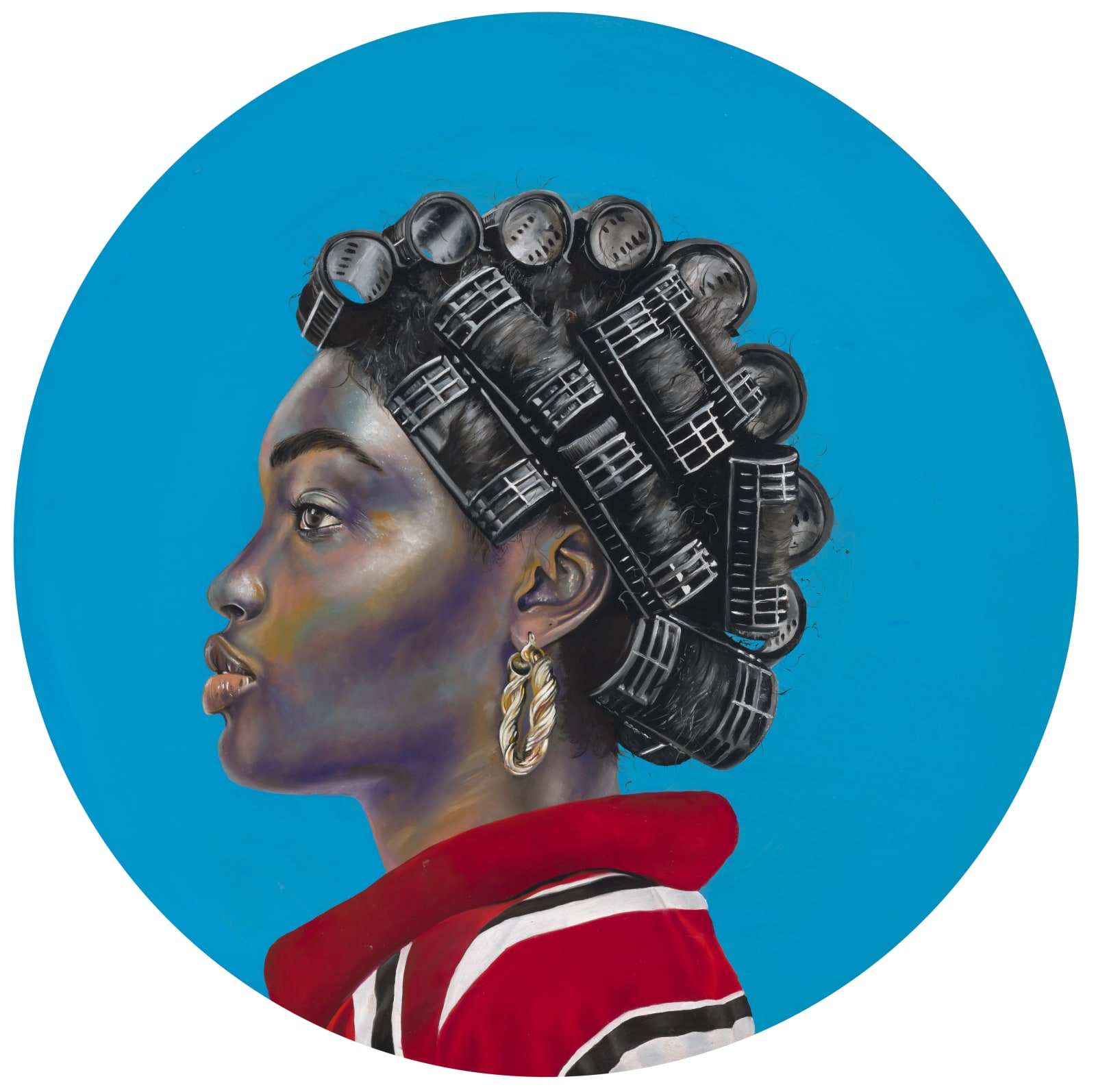 Robert Peterson, Untitled (Hair Curlers), 2019