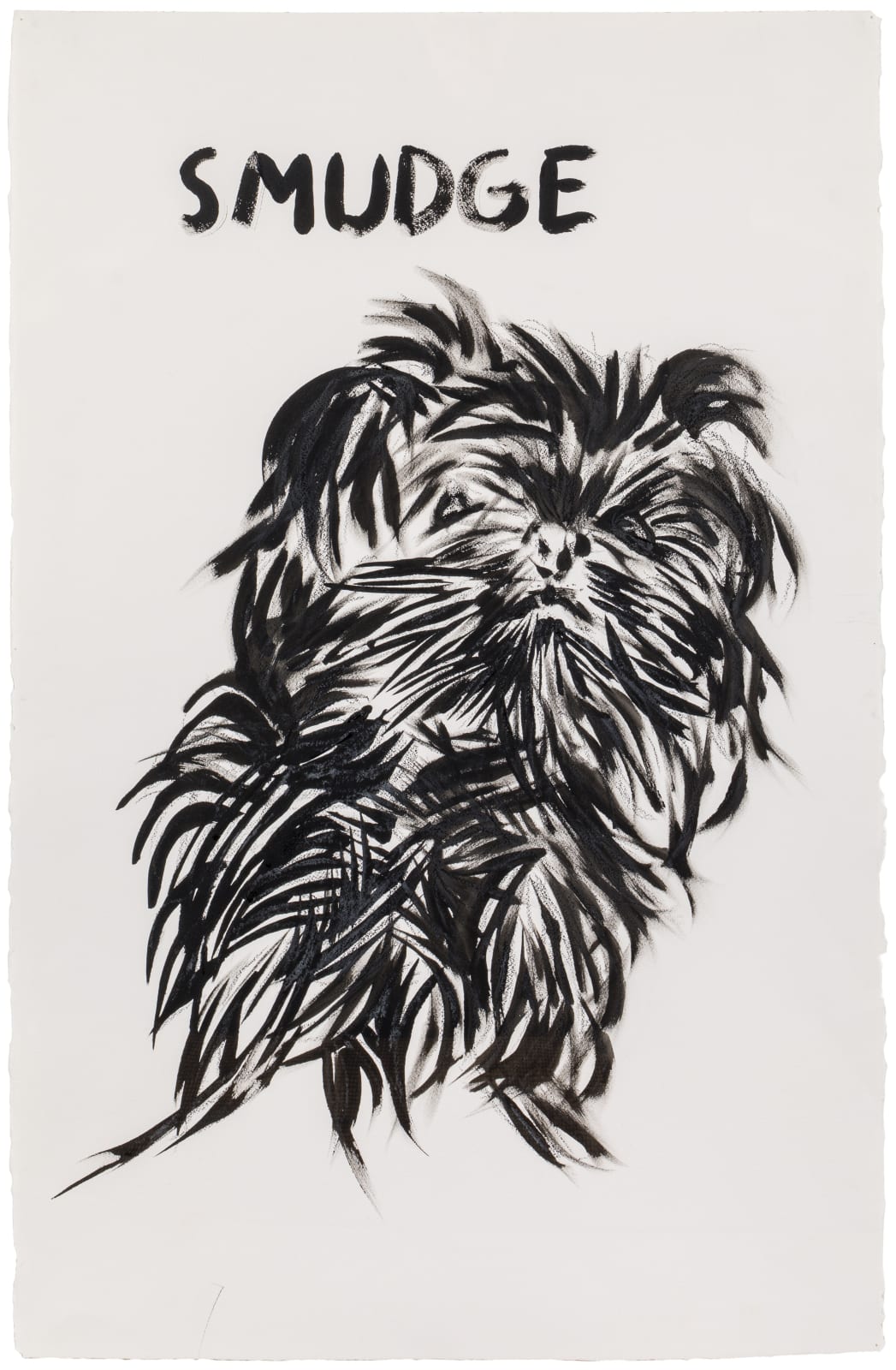 Raymond Pettibon, Untitled (SMUDGE), 2018