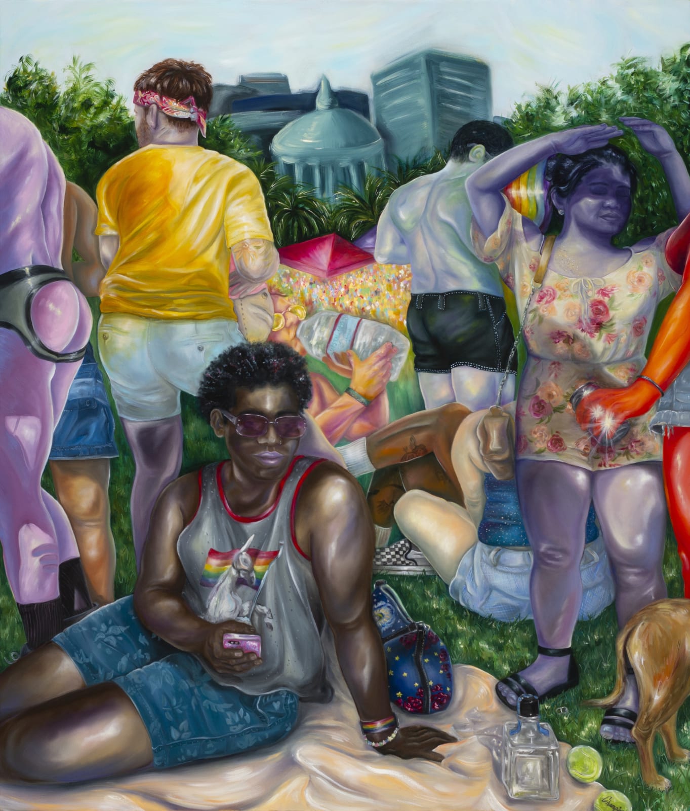 Brea Weinreb, Demoiselles of Gay Beach, 2021