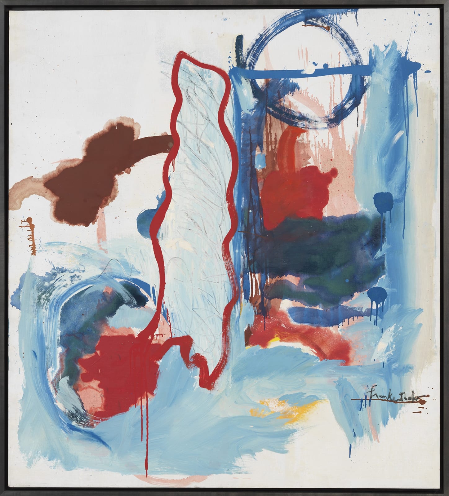Helen Frankenthaler, Red Outline, 1961