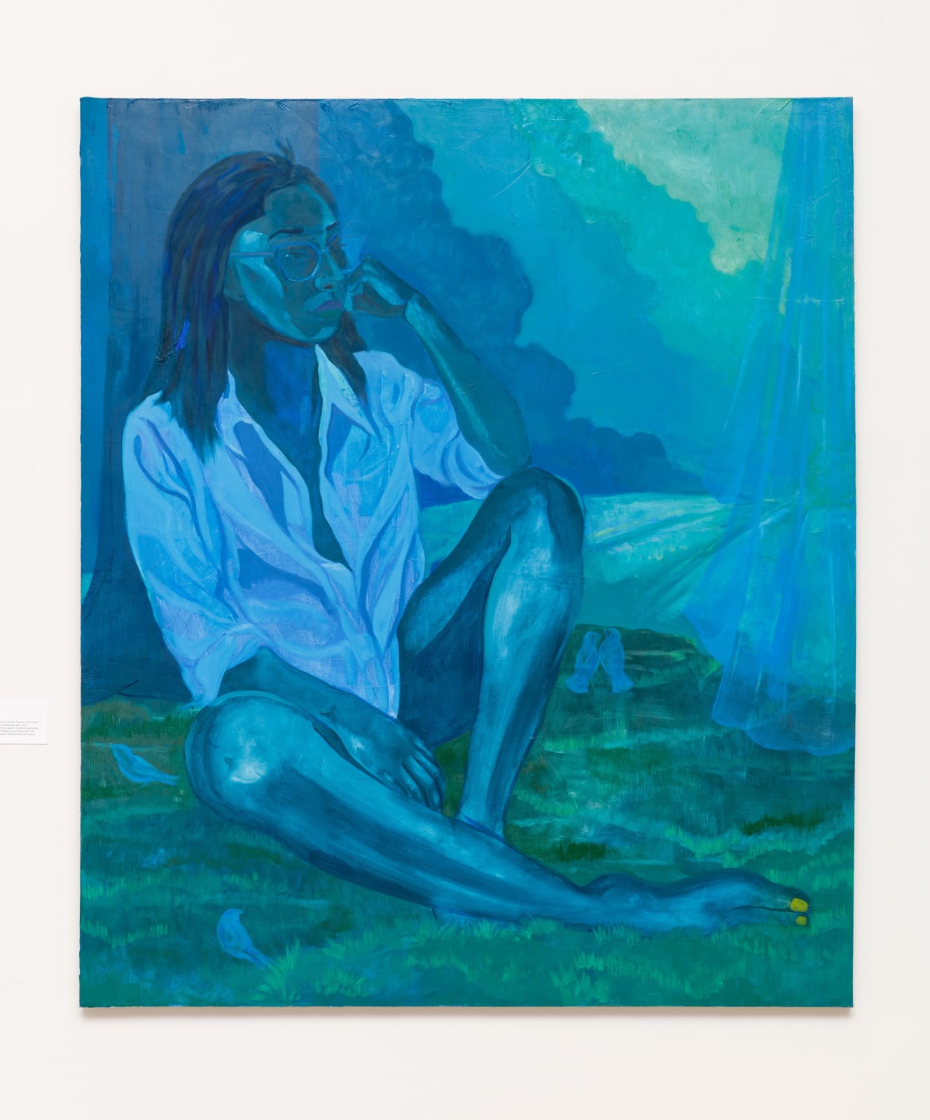 Dominic Chambers, Reverie in Blue (Kayla), 2021