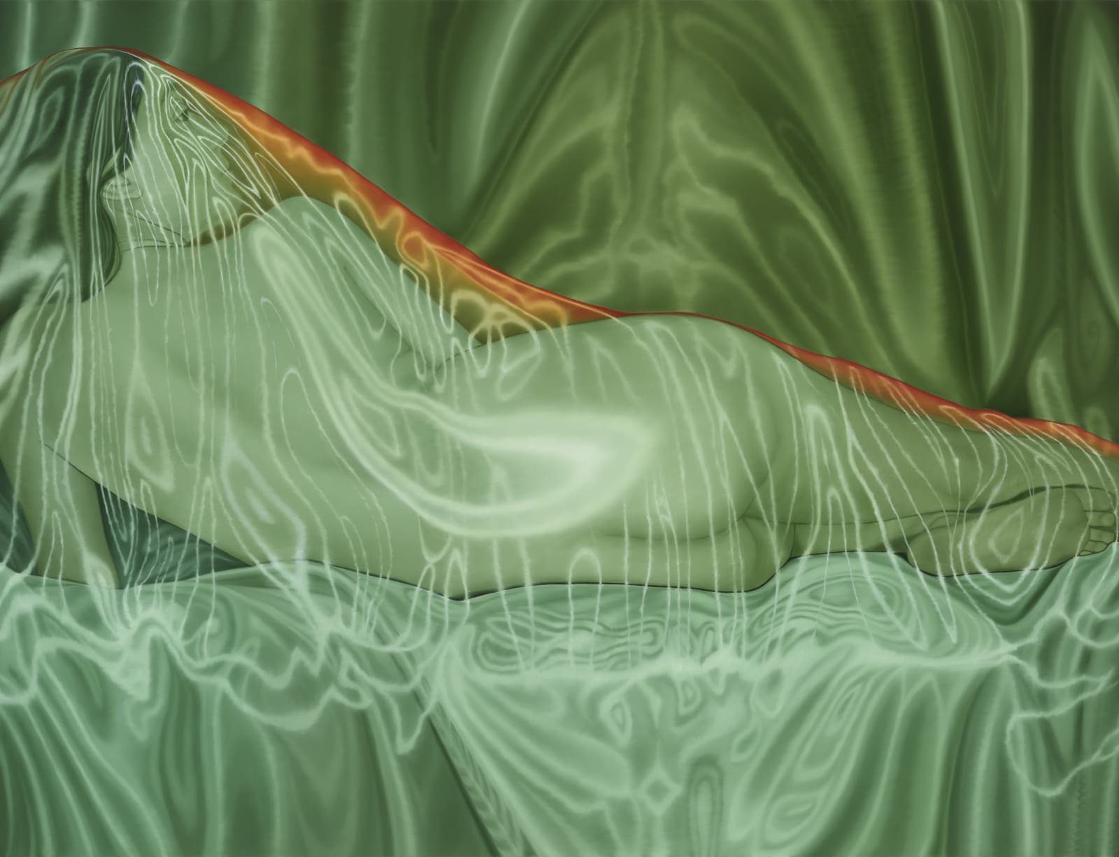 Jenny Morgan, Reclining Portrait of Simone Gabriel, 2022