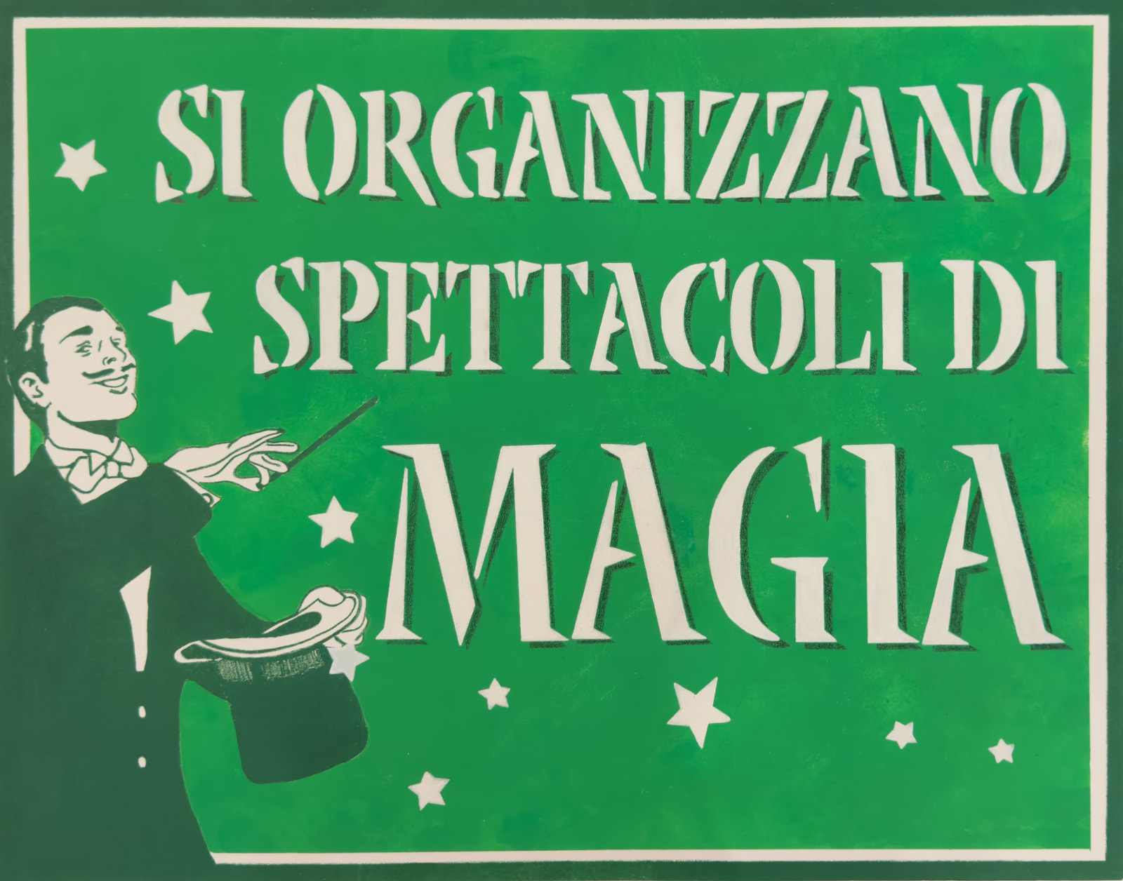 Piero Golia, Si Organizzano Spettacoli di Magia, 2022