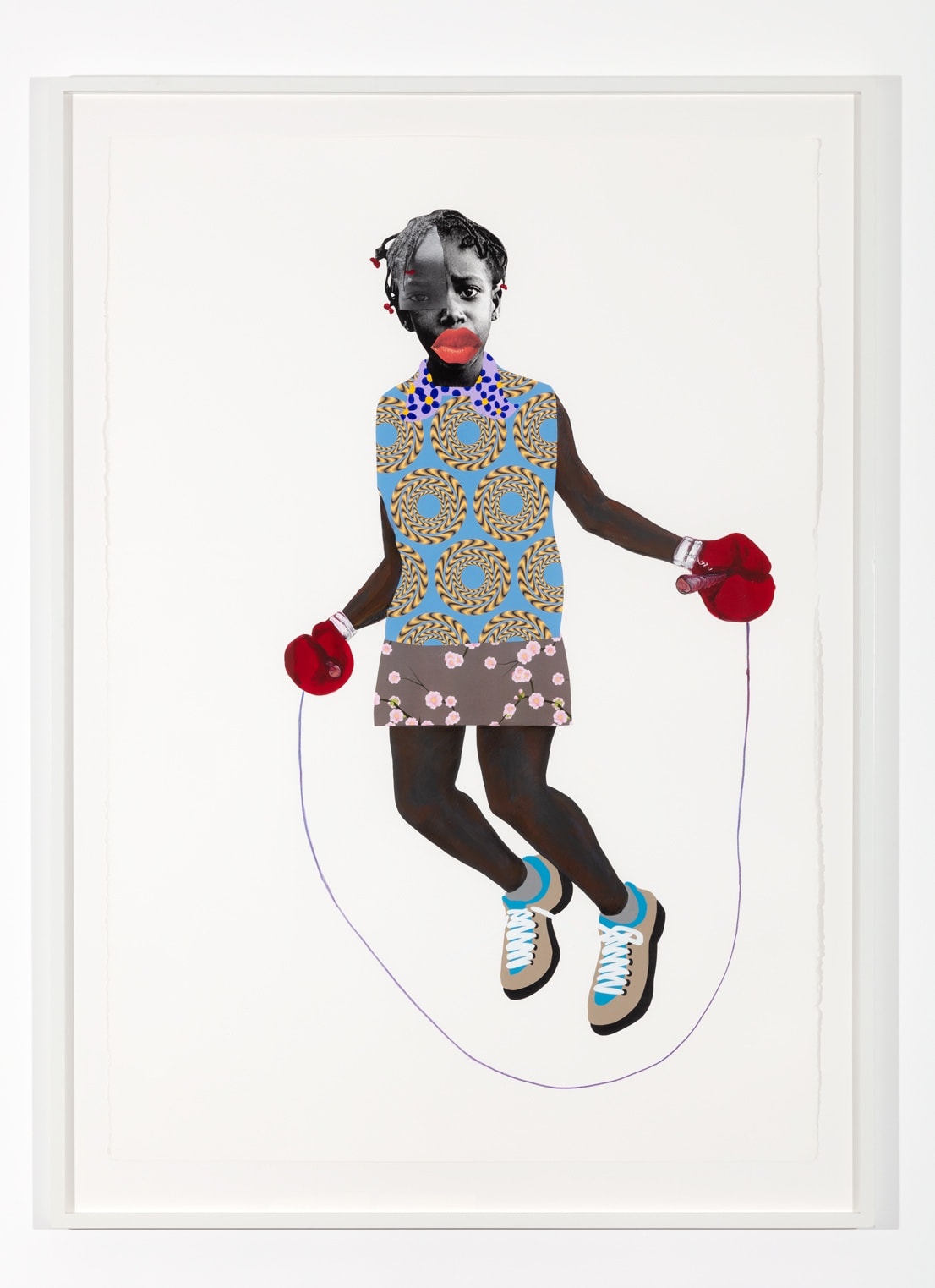 Deborah Roberts, Moving Target, 2018