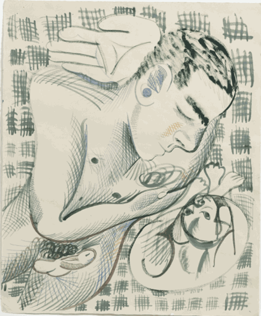 Louis Fratino, Tristan and Margaret #1 , 2017