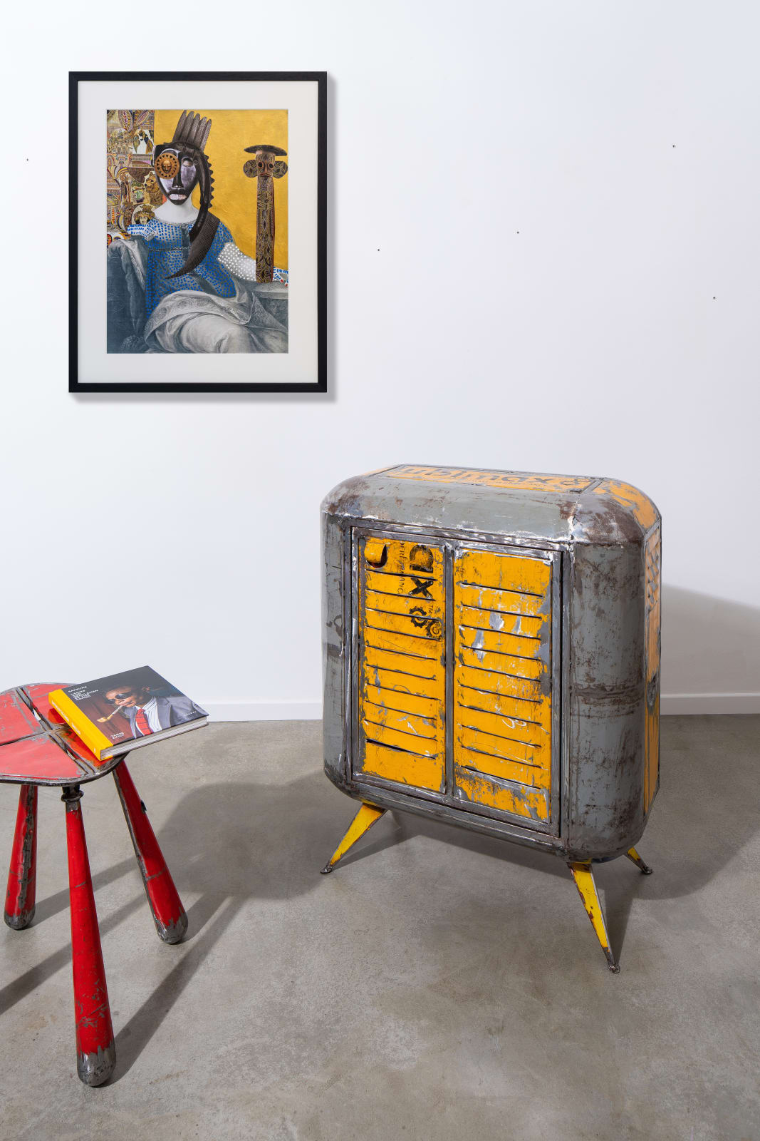 Hamed Ouattara, Ouaga and small red Canonne stool