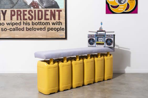 Yinka Ilori, Beauty In The Eye Of The Beholder Bench, 2020