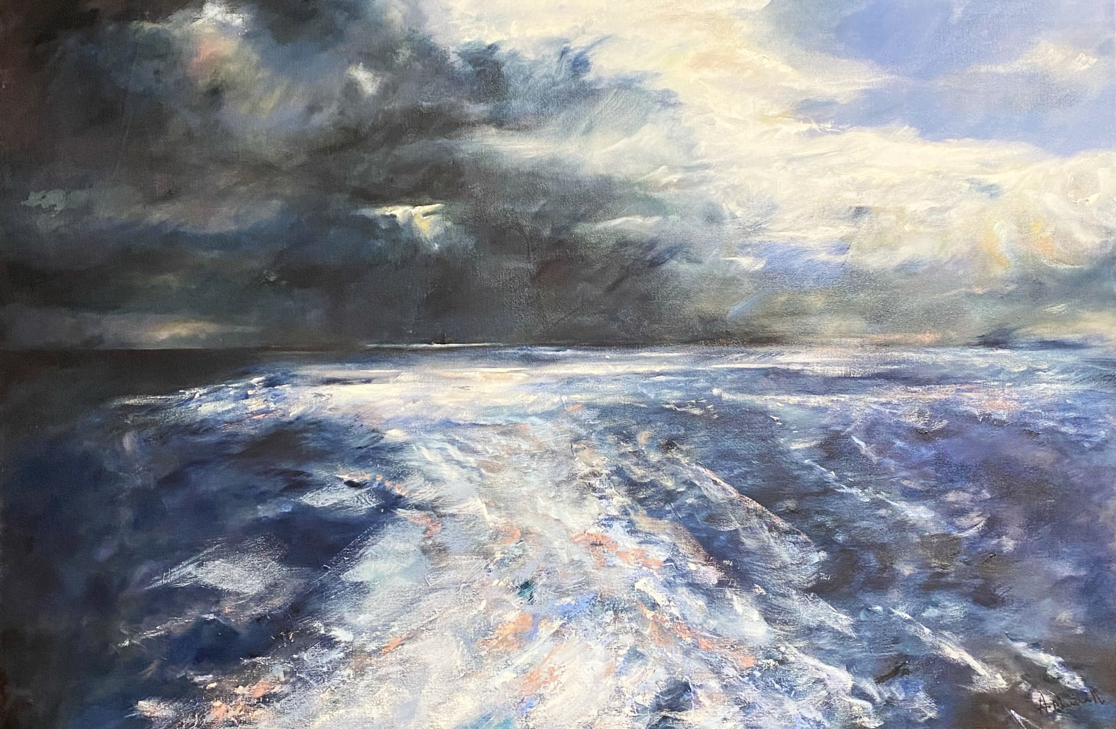 Andy Marshall, Dusk at South Stack, Anglesey , 2021
