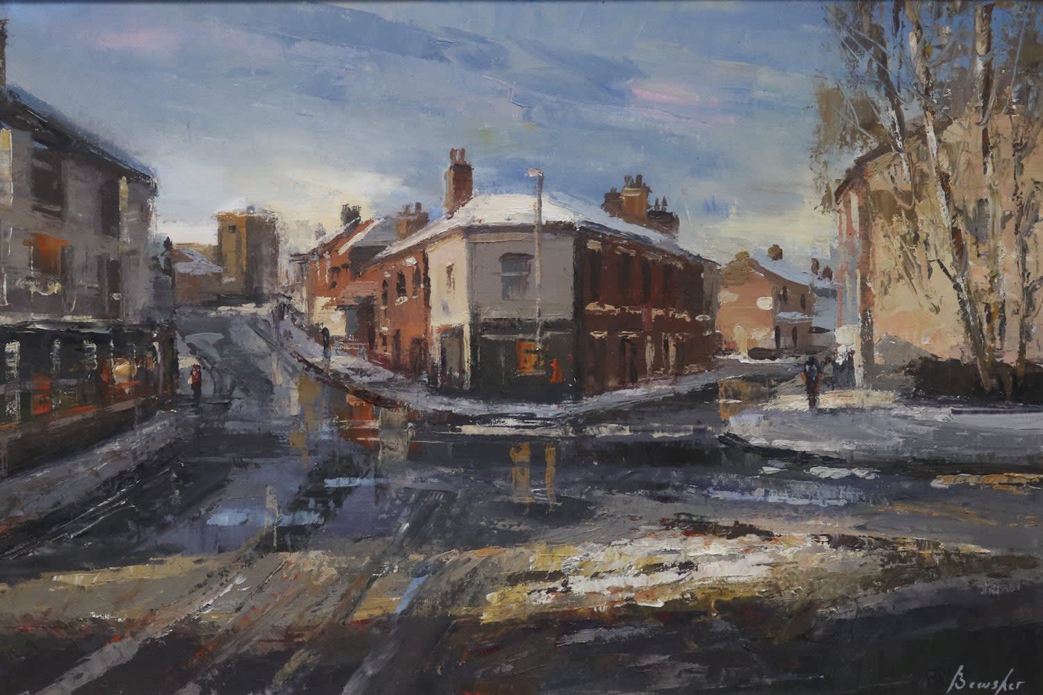 Steve Bewsher , Prestbury Road in the Snow (Macclesfield), 2017