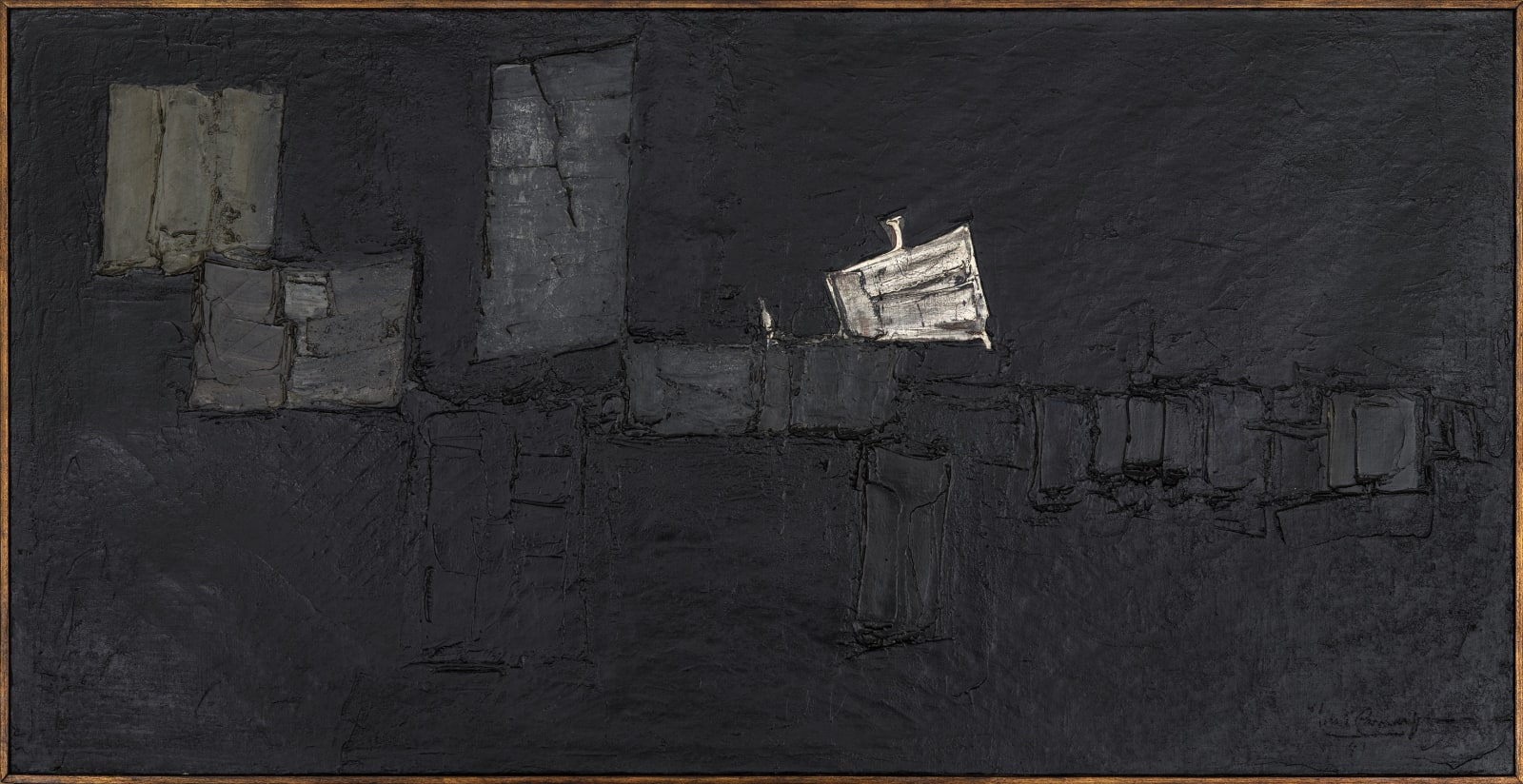 Iberê Camargo, Row of spools - (4), 1961