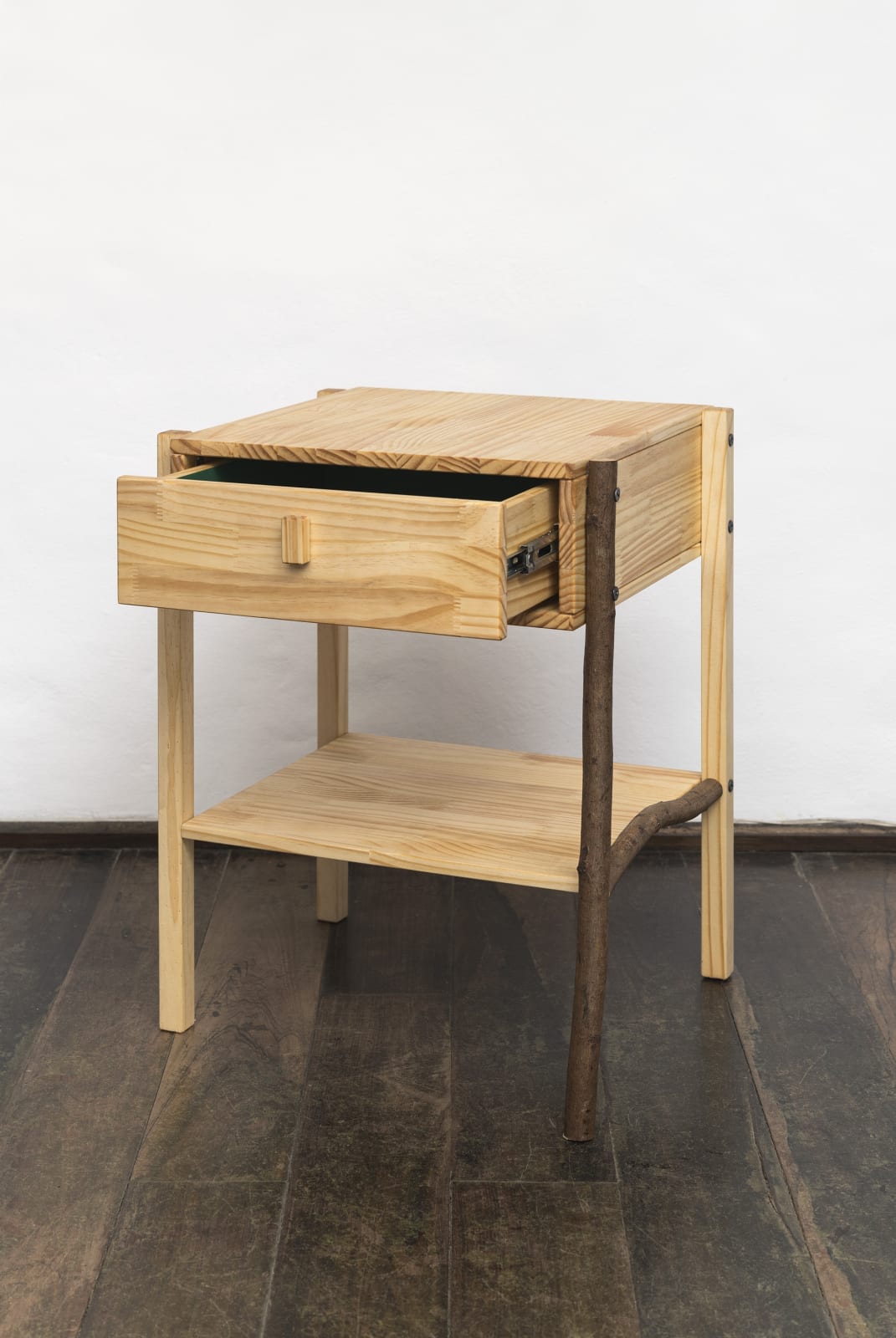 Jimmie Durham - LABINAC, Small Table with Branch Leg, 2018