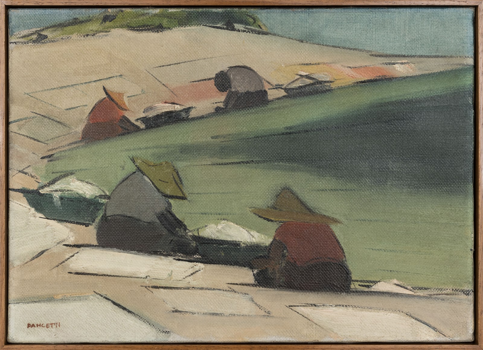 José Pancetti, Abaeté washerwomen, 1957