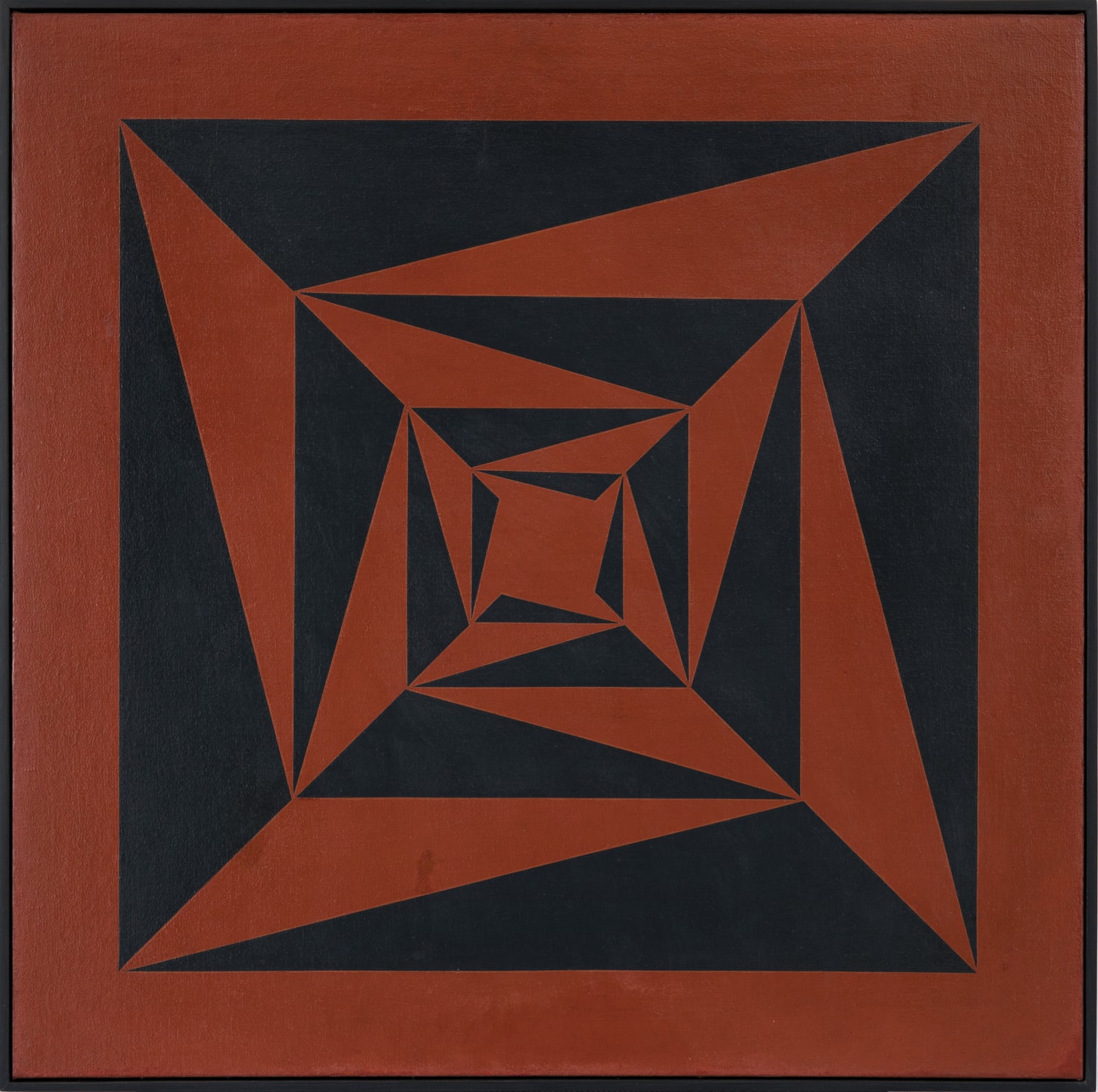 Aluísio Carvão, Composition In Red and Black, 1950