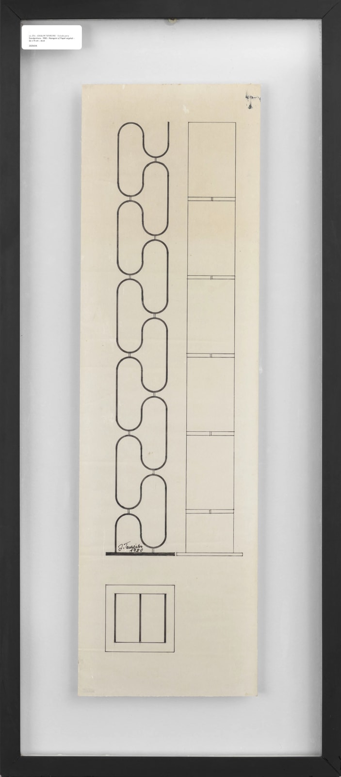 Joaquim Tenreiro, Study for sculpture-painting, 1980