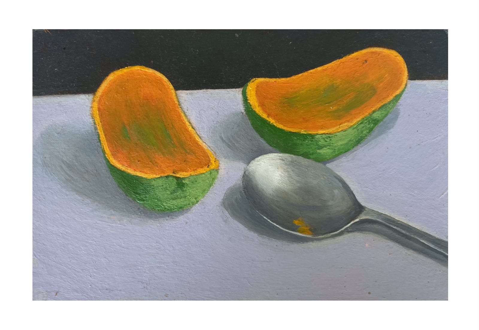 Mango and spoon, 2020