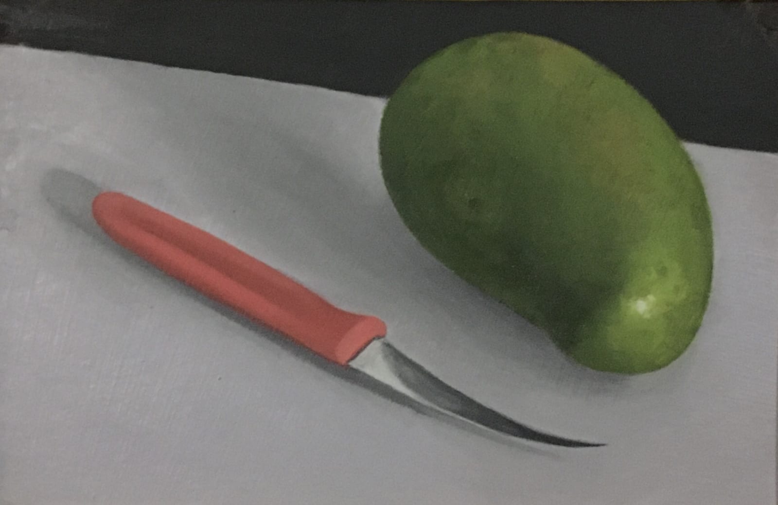 ‘Mango and knife’