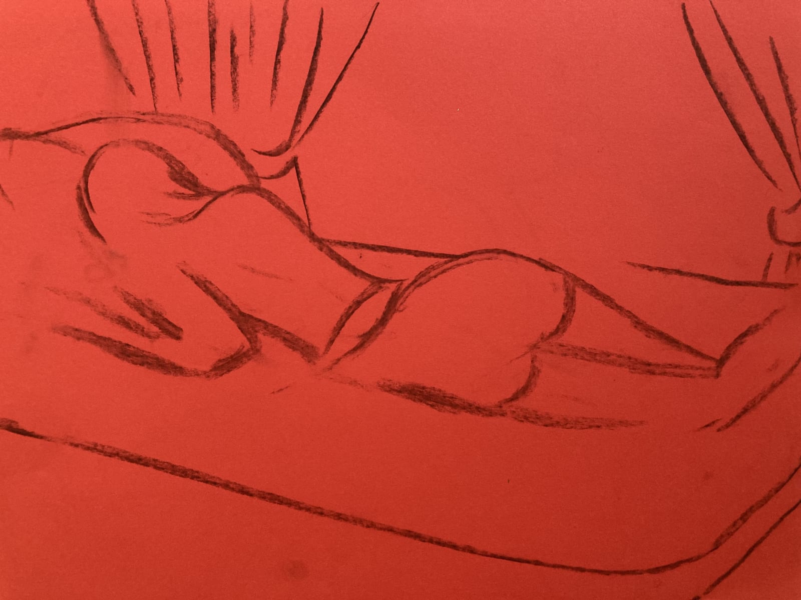 ‘figure on a bed’, 2019