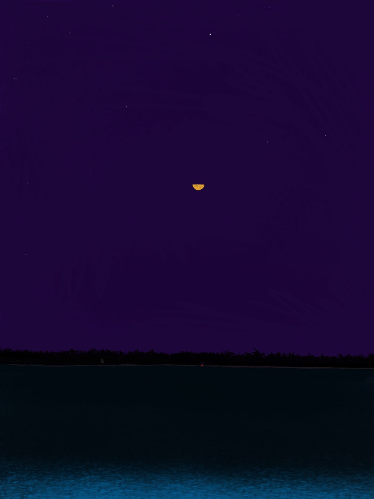 ‘An October moon’