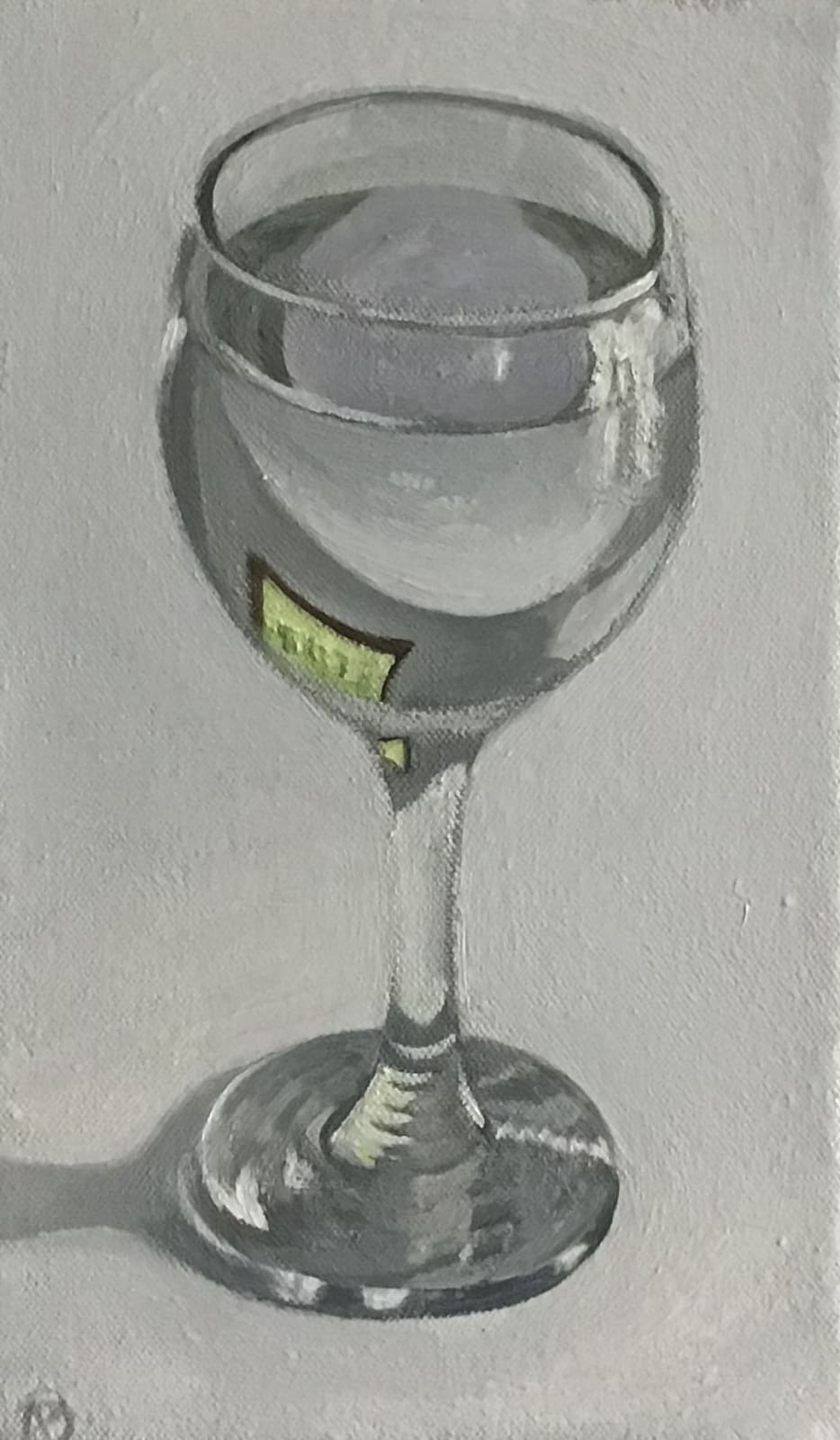 ‘Glass goblet of water’, 2022