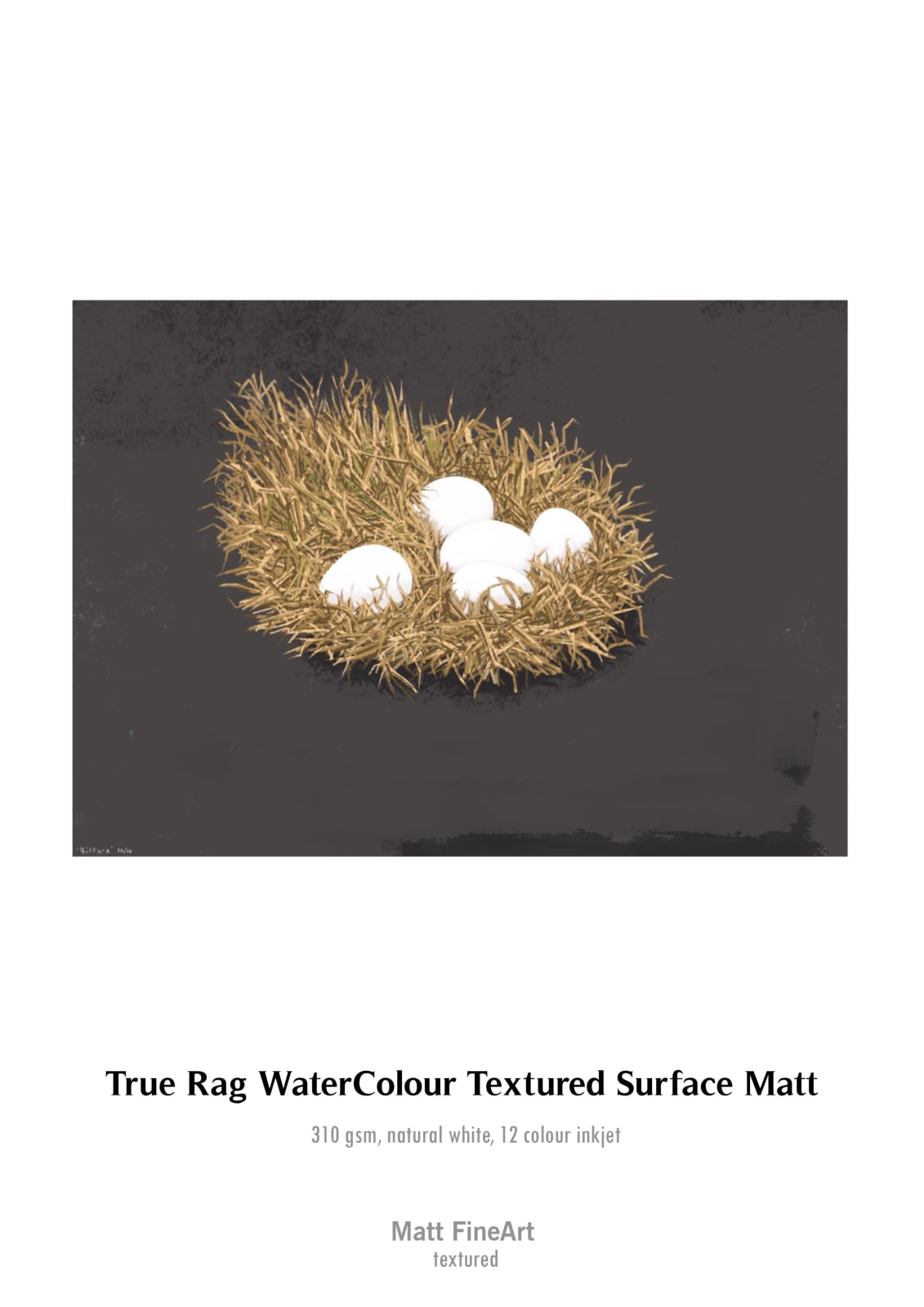 ‘Eggs on a bed of straw’