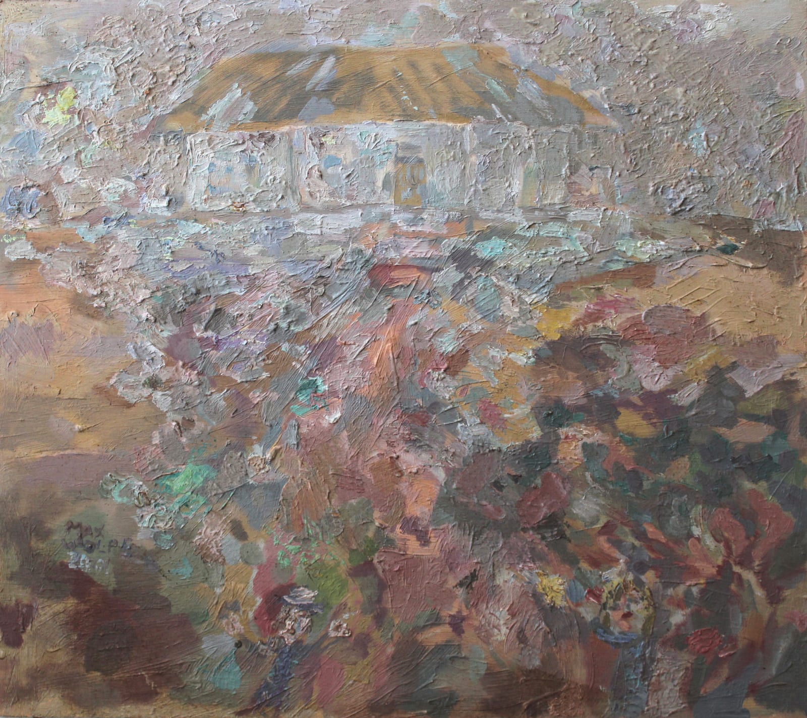 Max Wolpe, In the shade of the coffee sipping tree, 2001