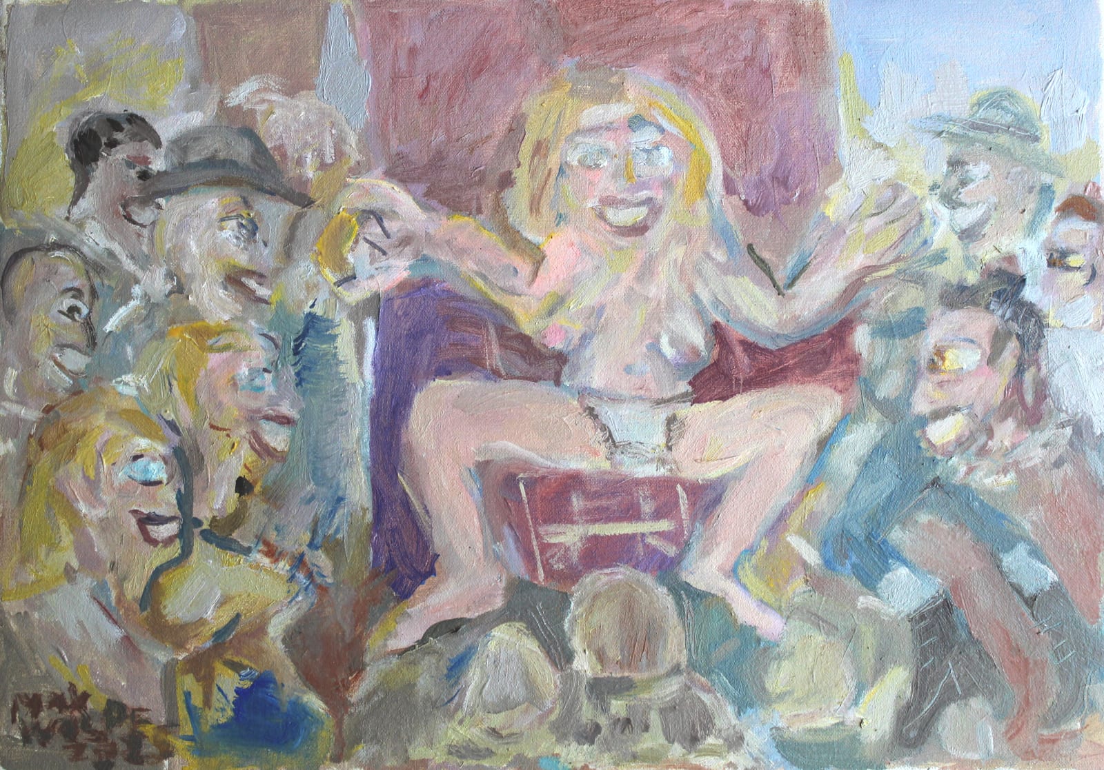 Max Wolpe, Burlesque I, 2025