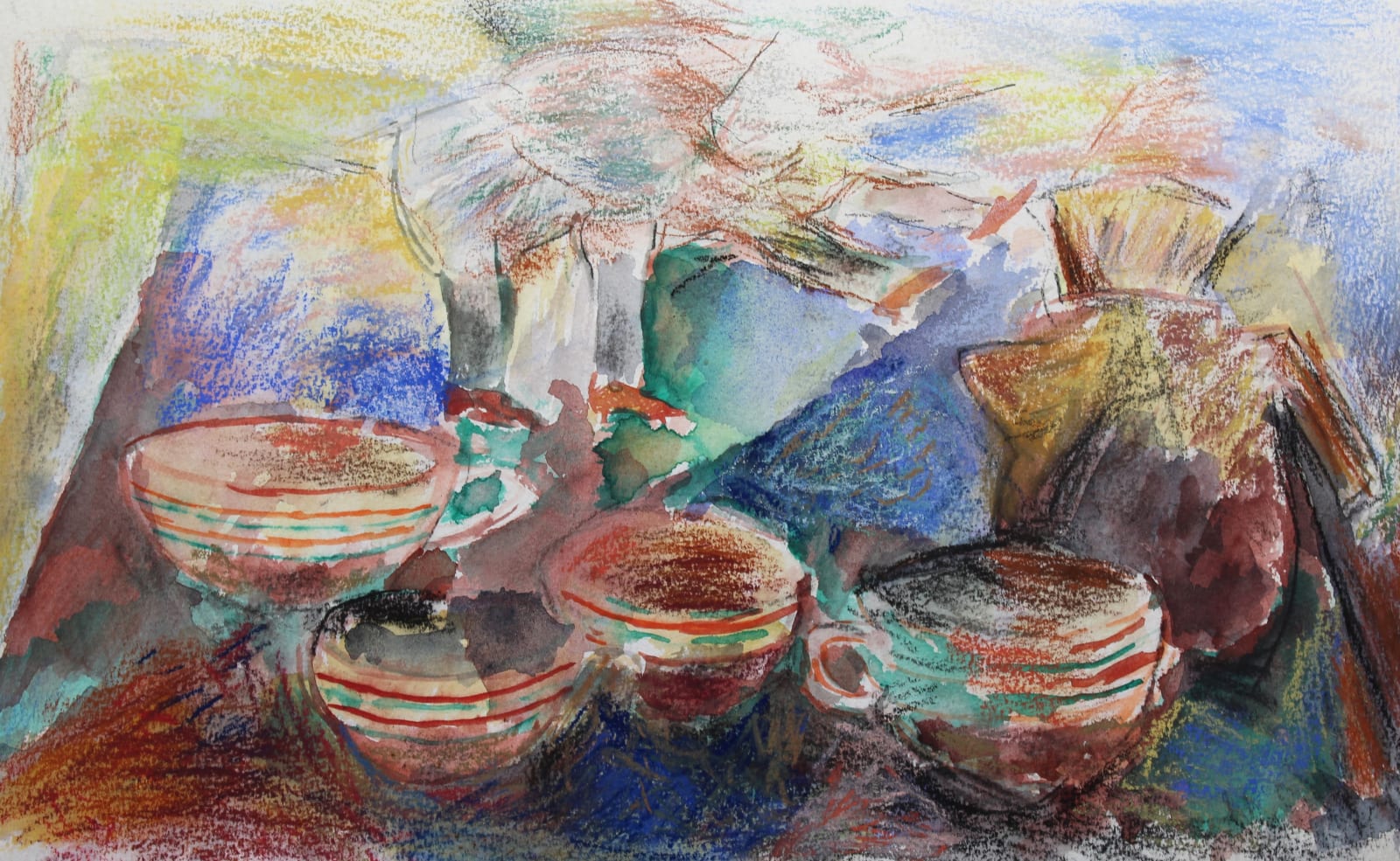 Max Wolpe, Still Life with Coffee pot, 1989