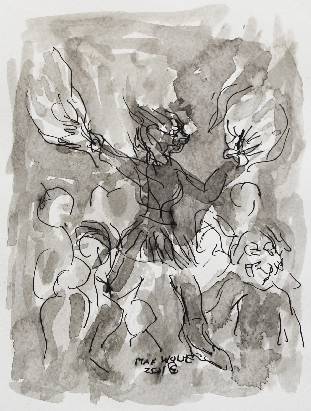 Max Wolpe, Fire Juggler, 2018