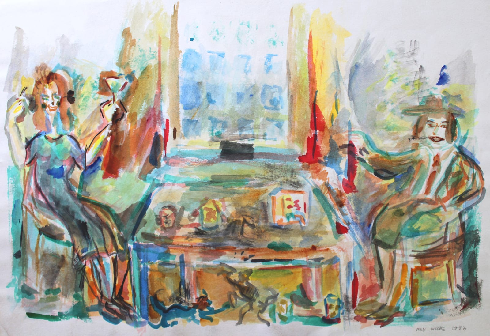 Max Wolpe, Cat's Conversations , 1996