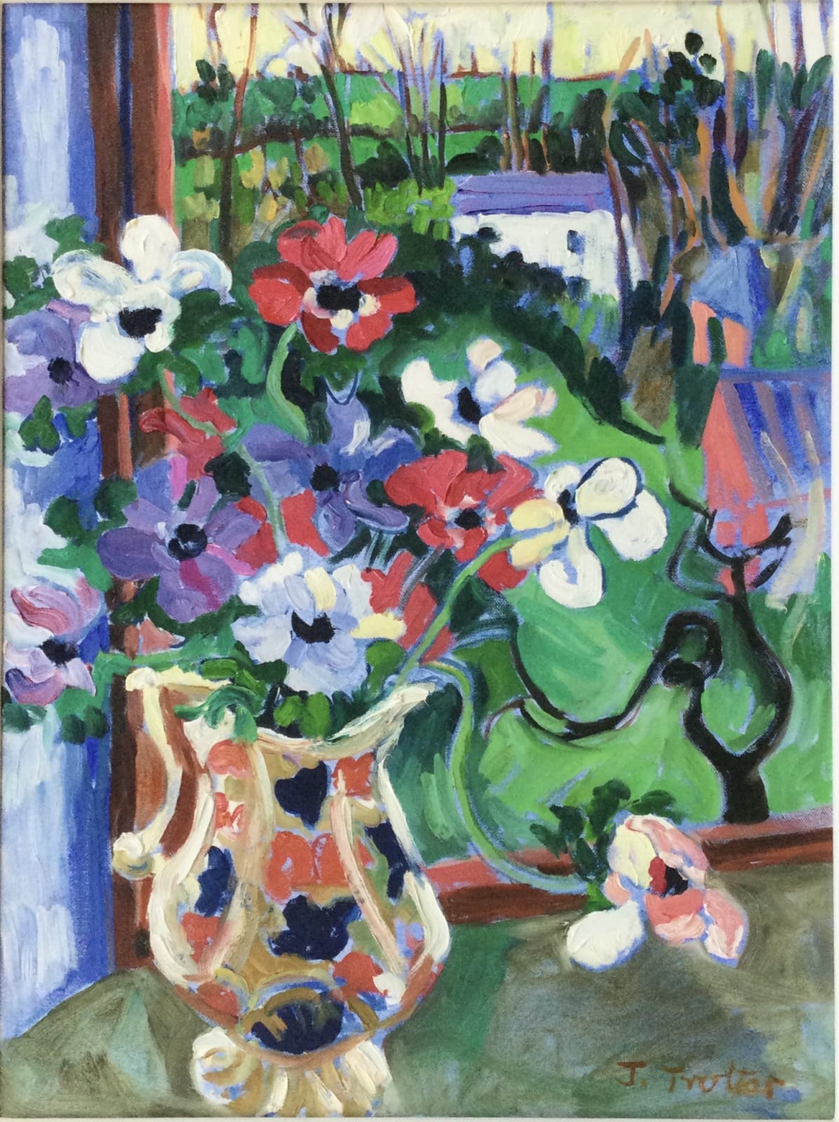 Josephine Trotter, View with Anenomes