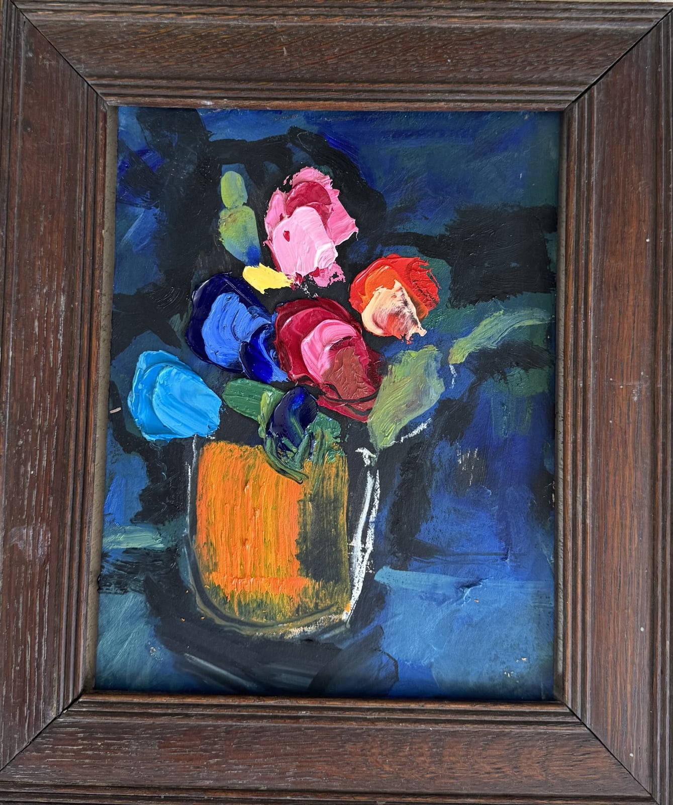 annie field mug of flowers