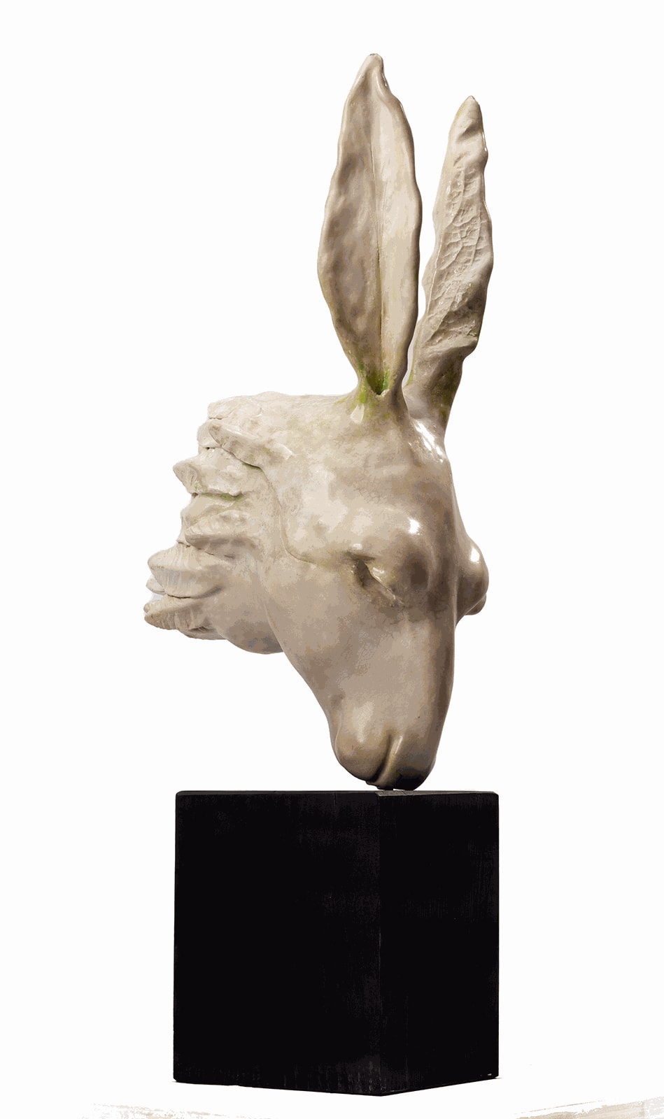 Jennie McCall, Feathered hare on blackened oak base