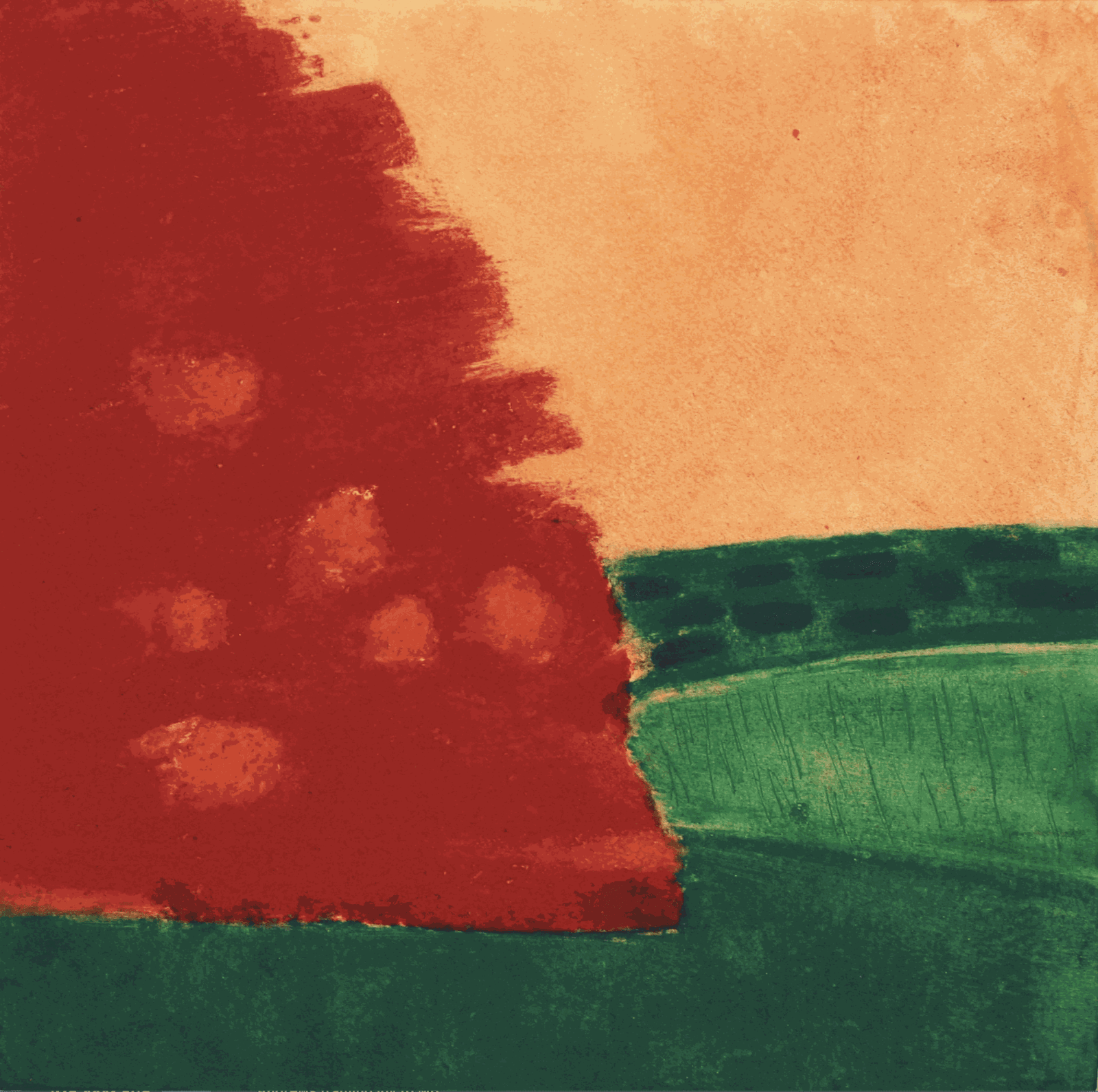 Ursula Leach (prints), Evening Tree ed. 5