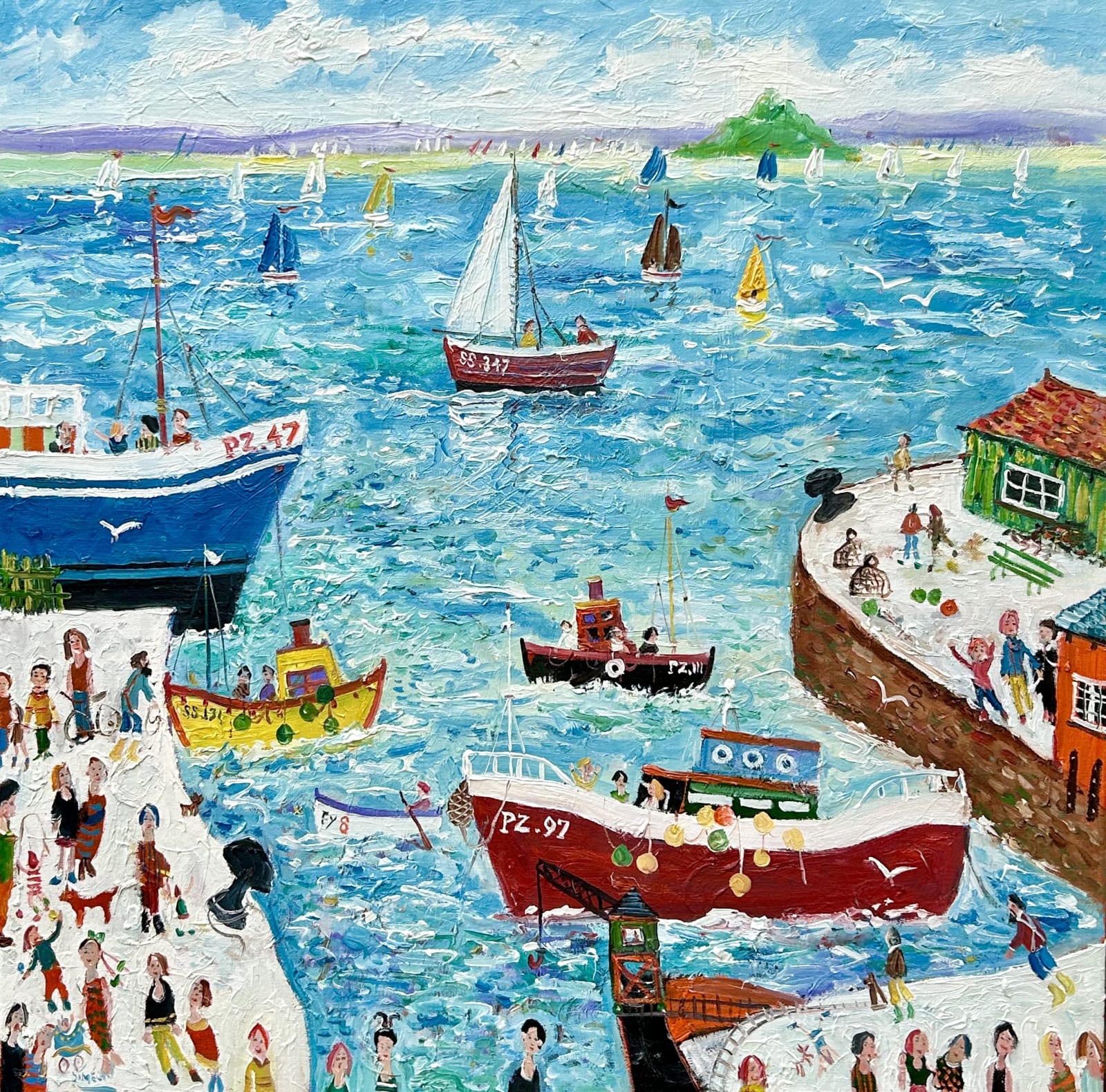 Simeon Stafford, Newlyn Harbour