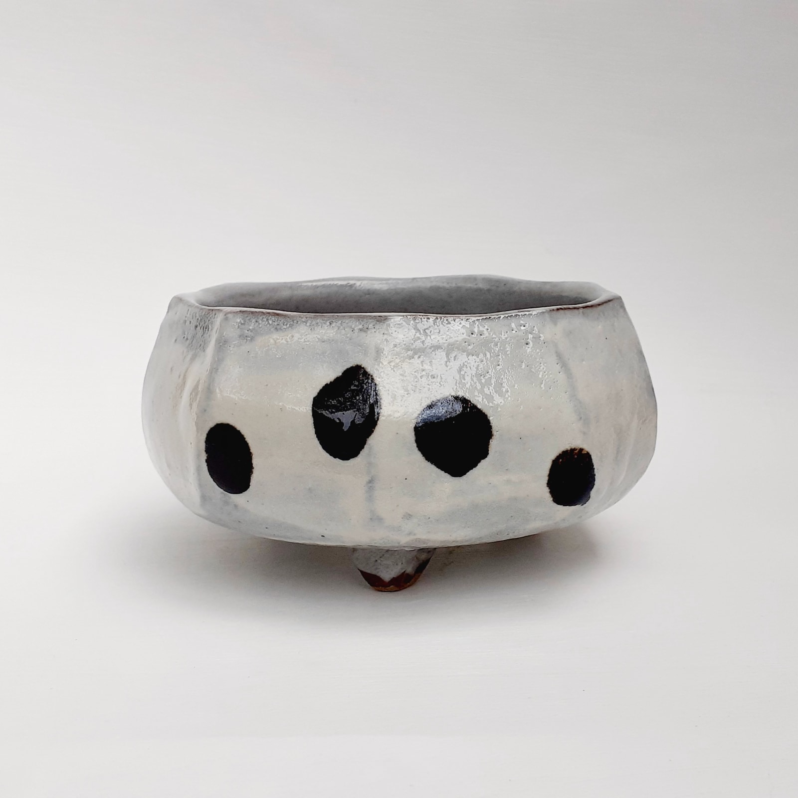 Lloyd Peters, Small Faceted Footed Bowl