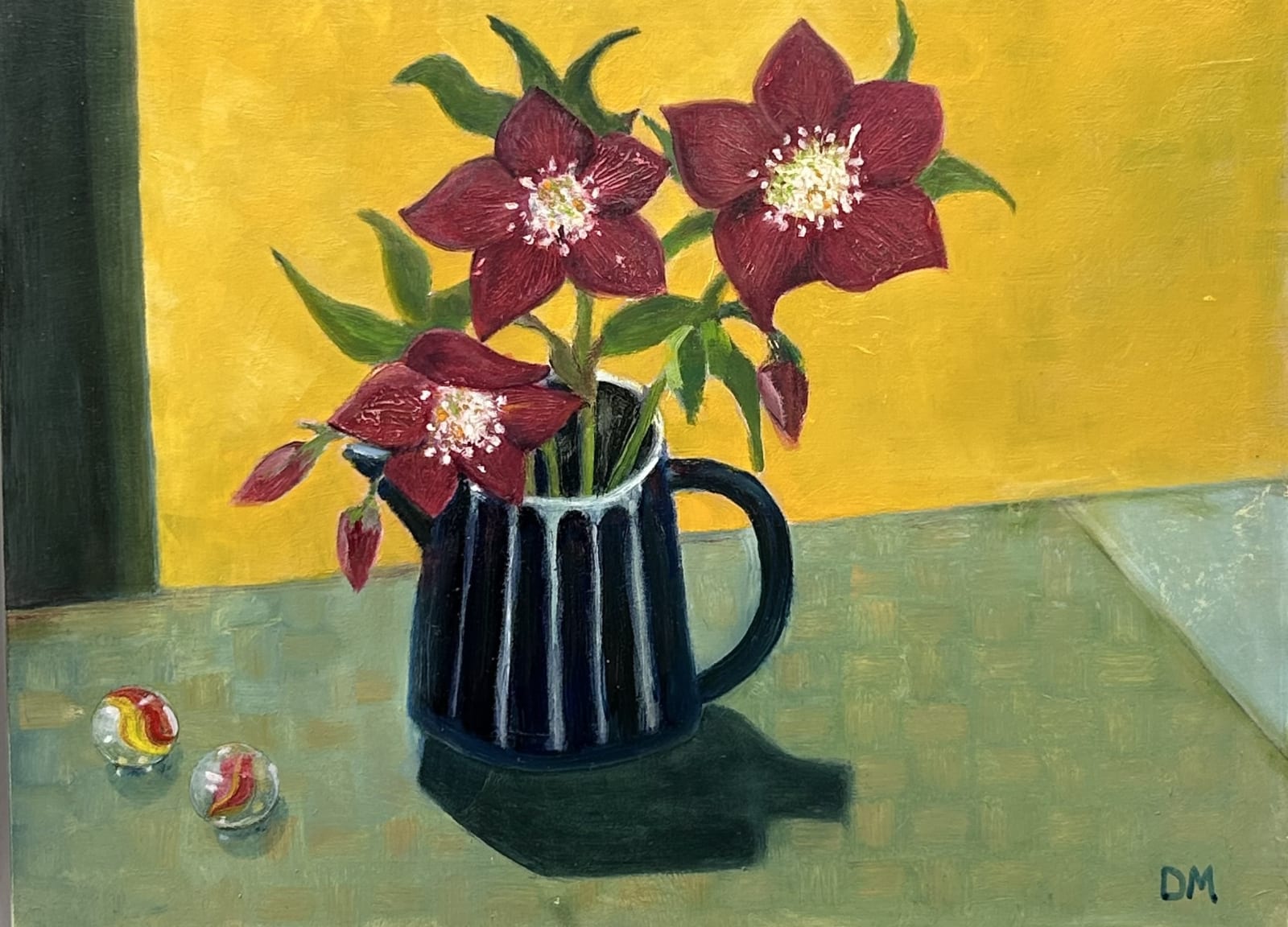 Deborah Milner, Hellebore on Yellow