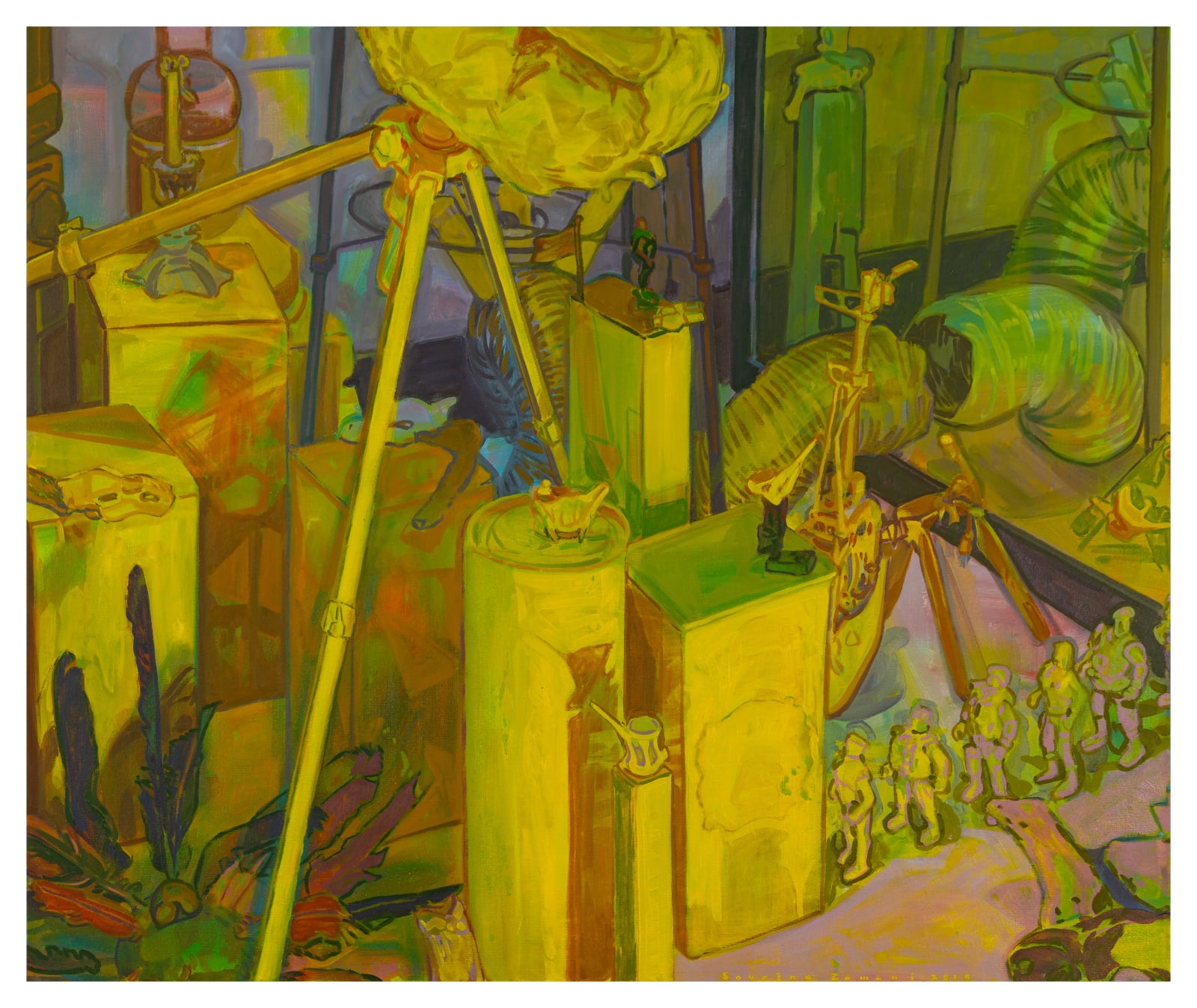 Sourena Zamani, Modern Landscape (Skyline), 2019