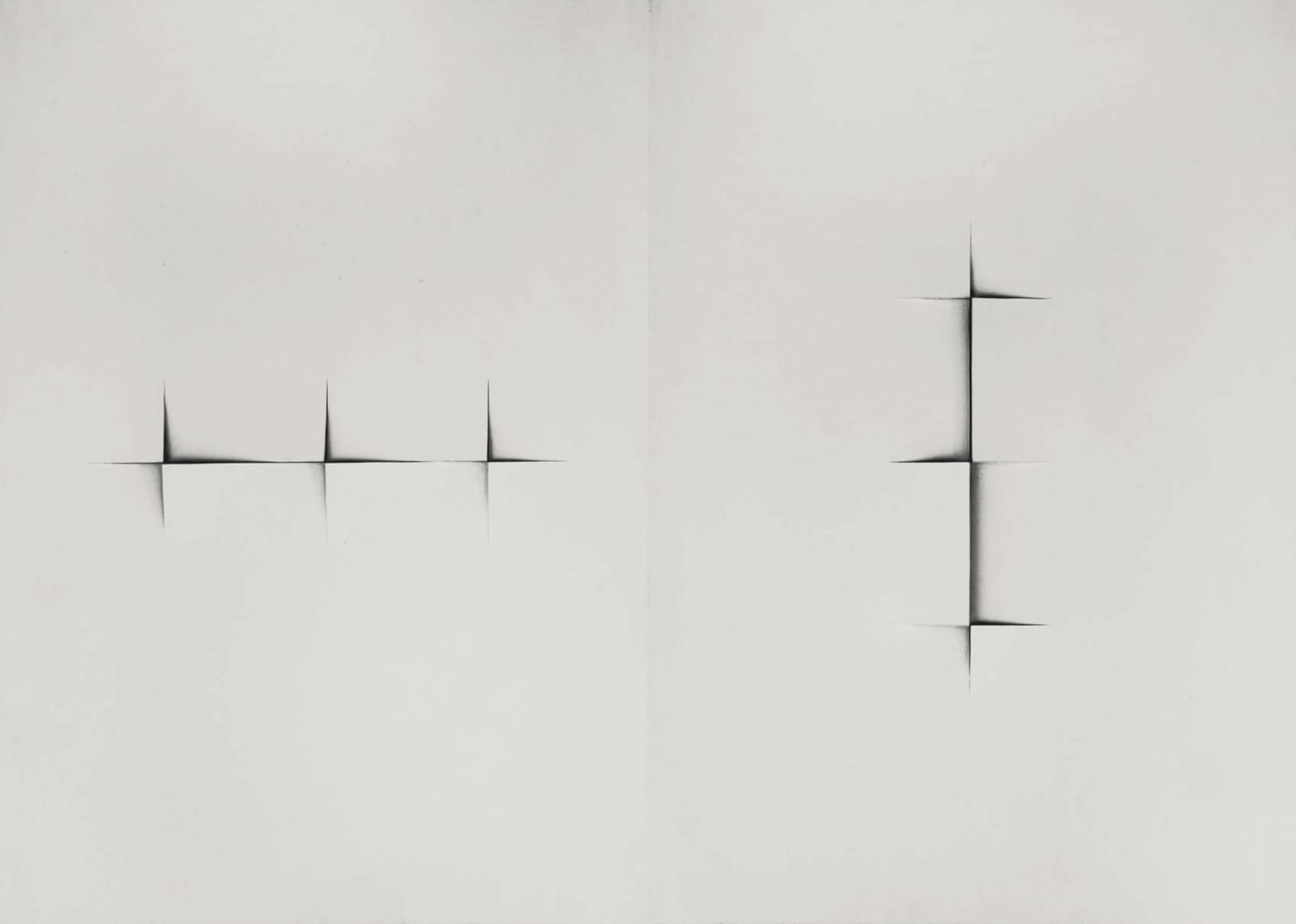 Mario Surbone, Verticale - Orizzontale, 1971