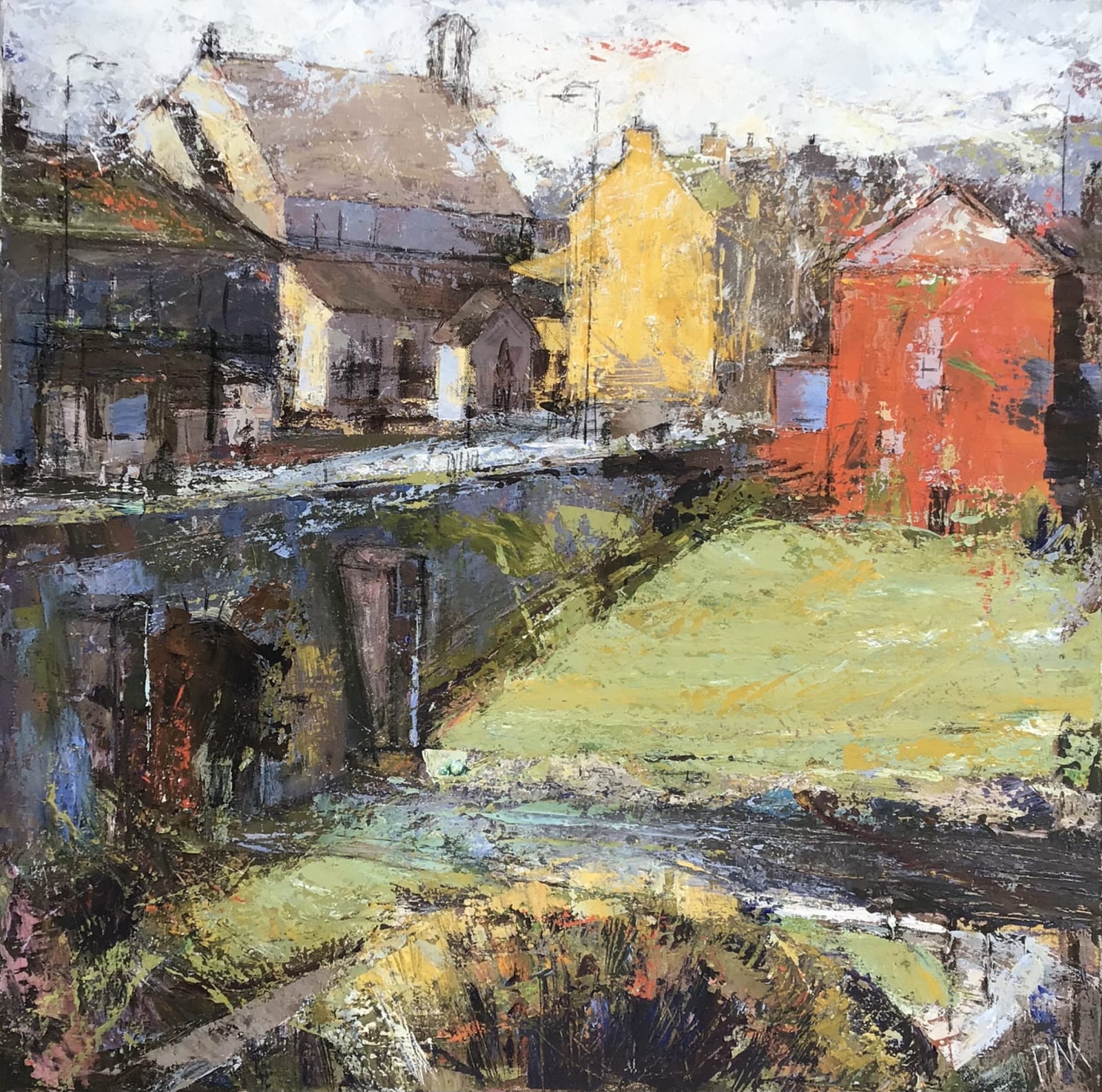 Looking over Bradoge River By Peter Monaghan