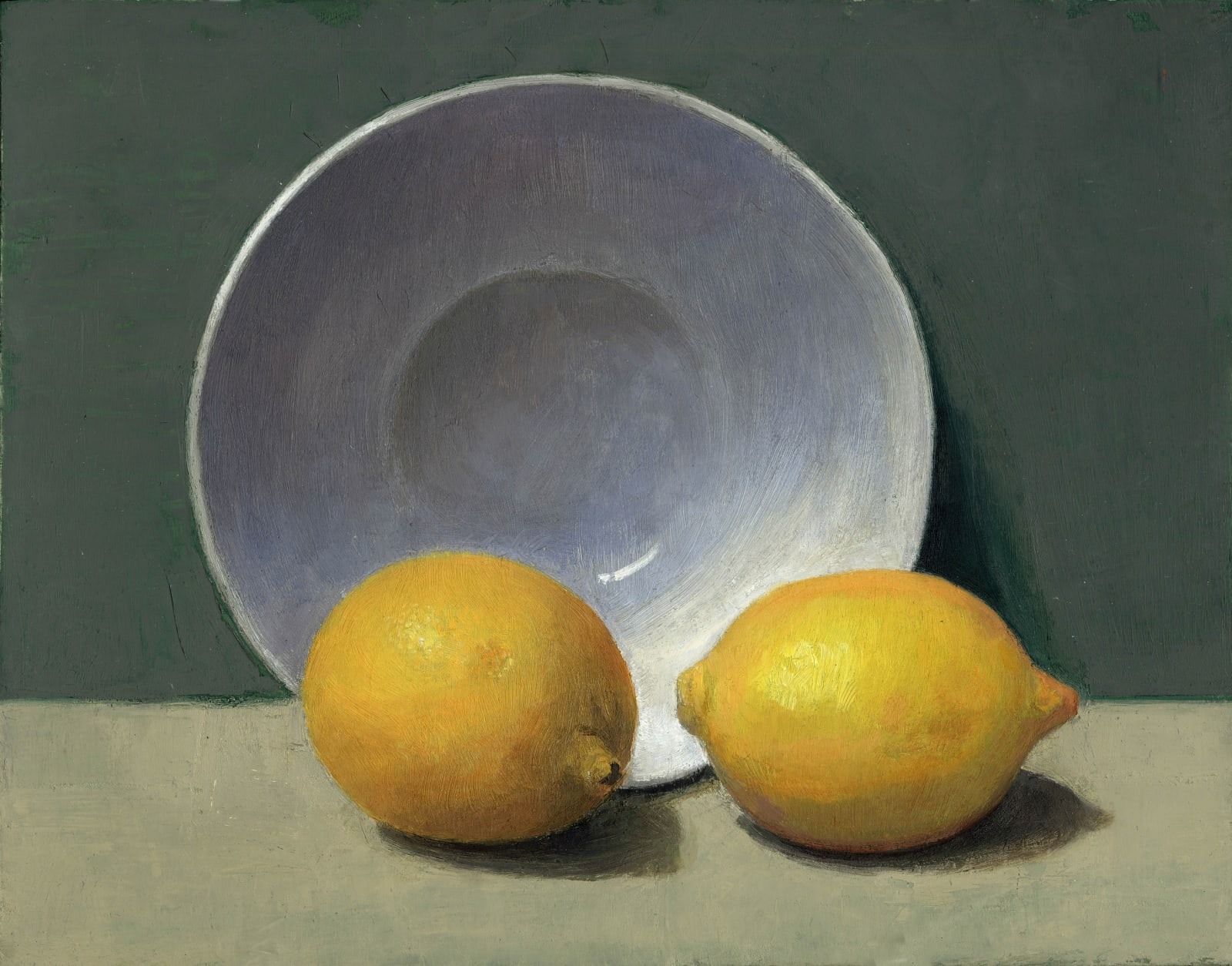 Bowl and Two Lemons By Joe Dunne RHA