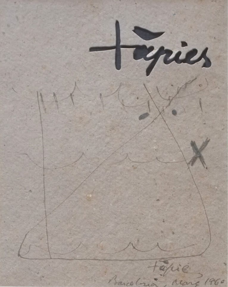 Antoni Tàpies, Untitled, 1960