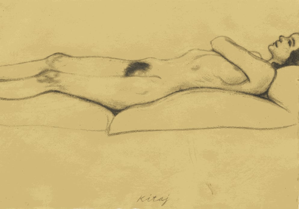 R. B. Kitaj, Nude, 1983