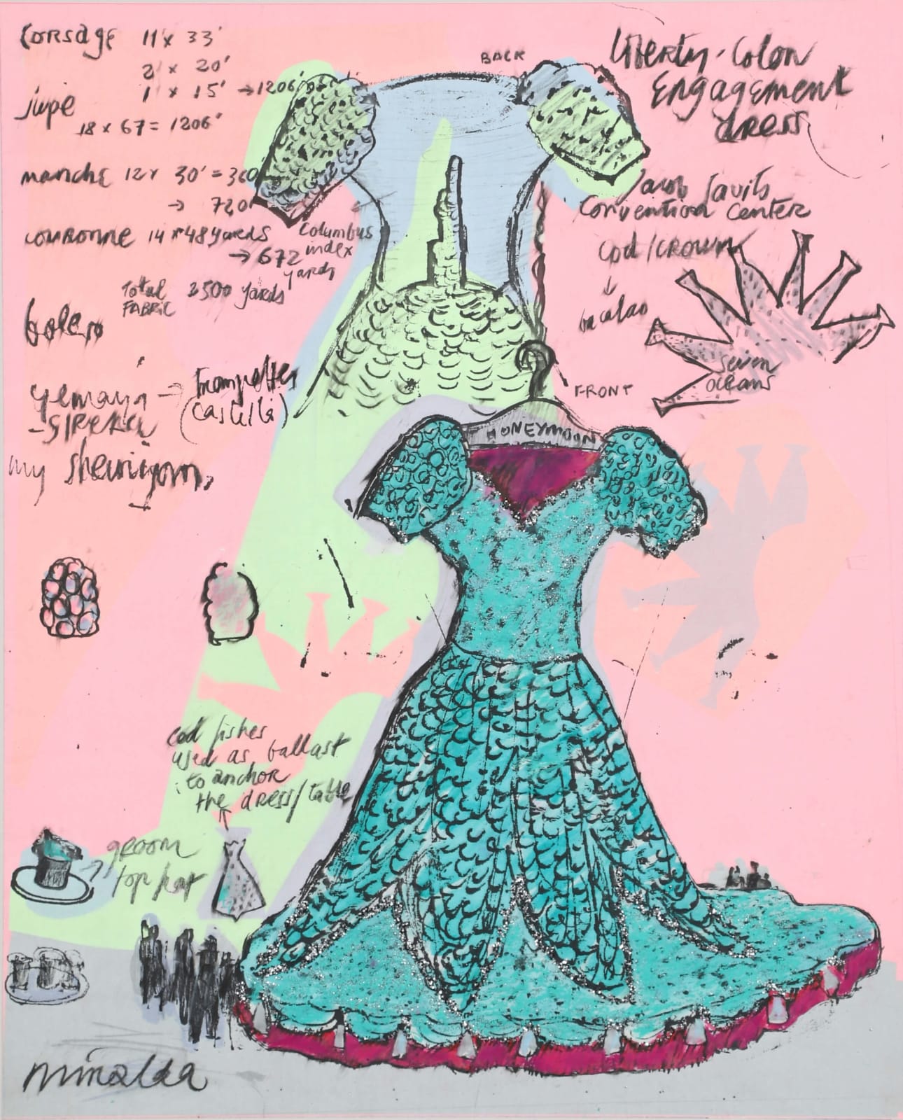 Antoni Miralda, Engagement gown, 1989