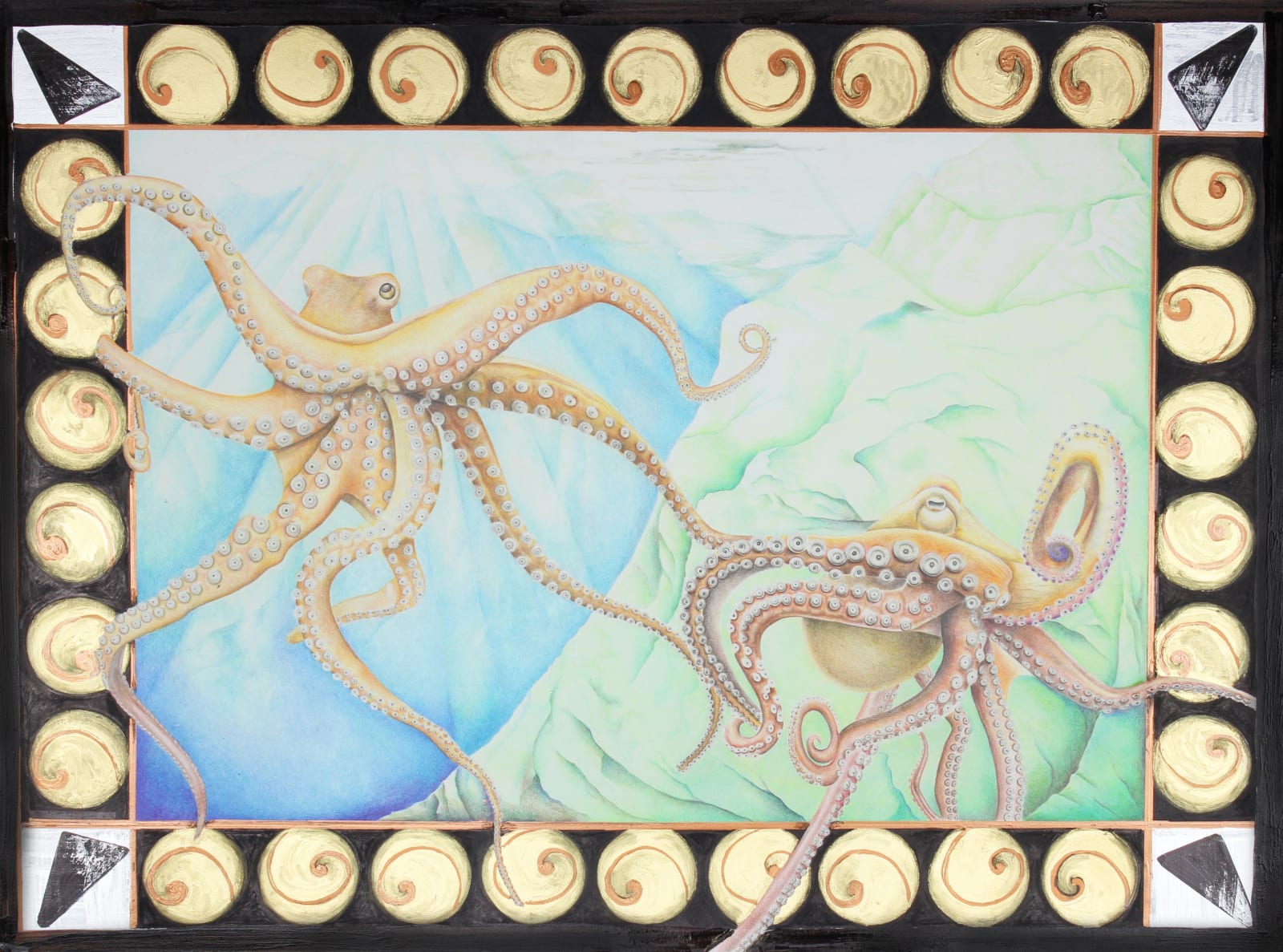 Adult Honorable Mention $50 SUSAN L. SISTRUNK (ADULT) SAVE THE CEPHALOPODS [96] Mixed media on paper